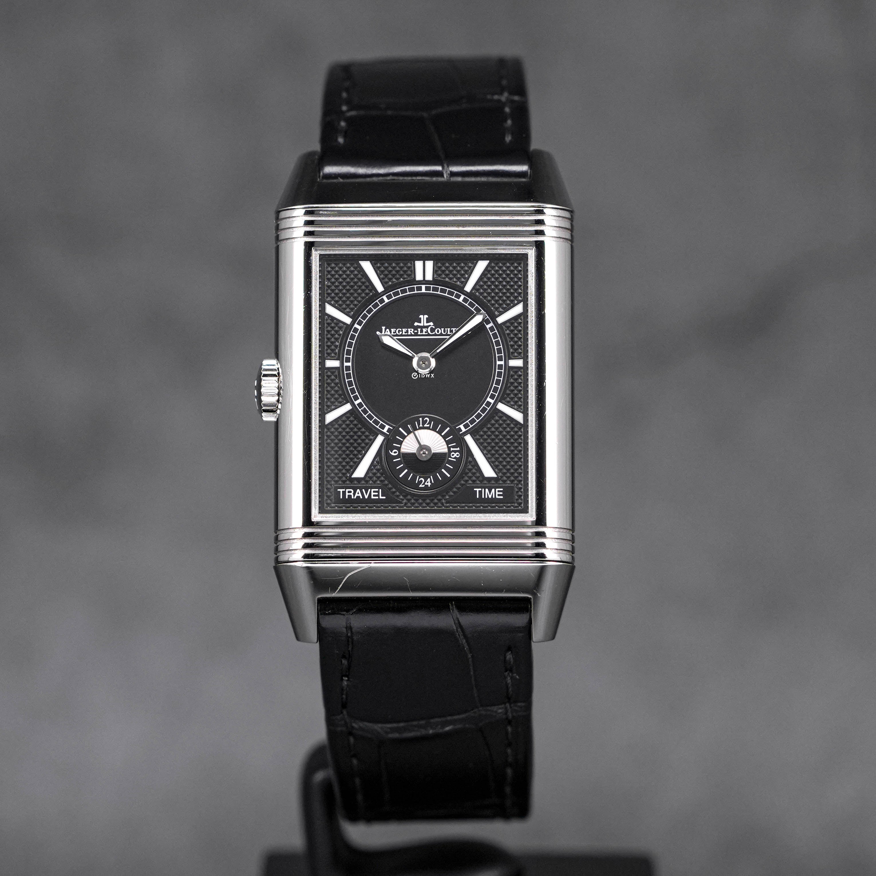 REVERSO CLASSIC LARGE DUOFACE TRAVEL TIME SMALL SECONDS (2018)