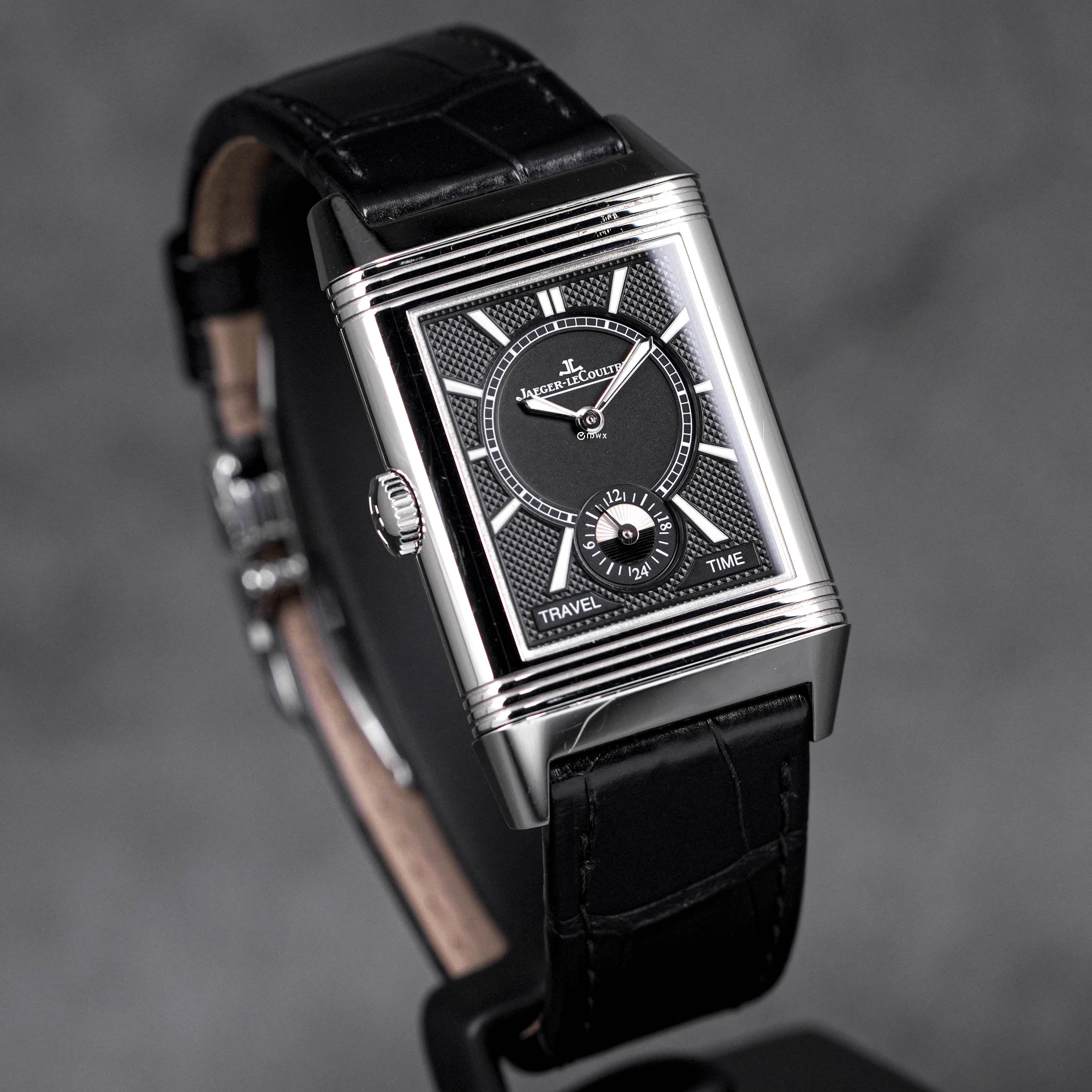 REVERSO CLASSIC LARGE DUOFACE TRAVEL TIME SMALL SECONDS (2018)