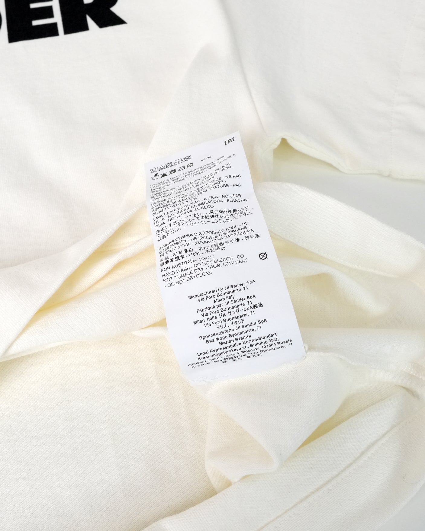 COTTON T-SHIRT S WHITE