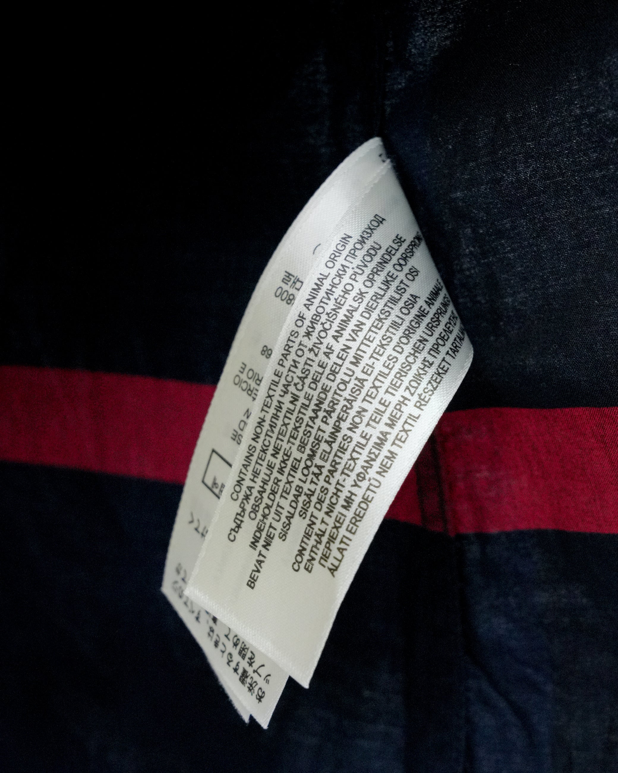 COTTON SHIRT NAVY BLUE - SIZE L