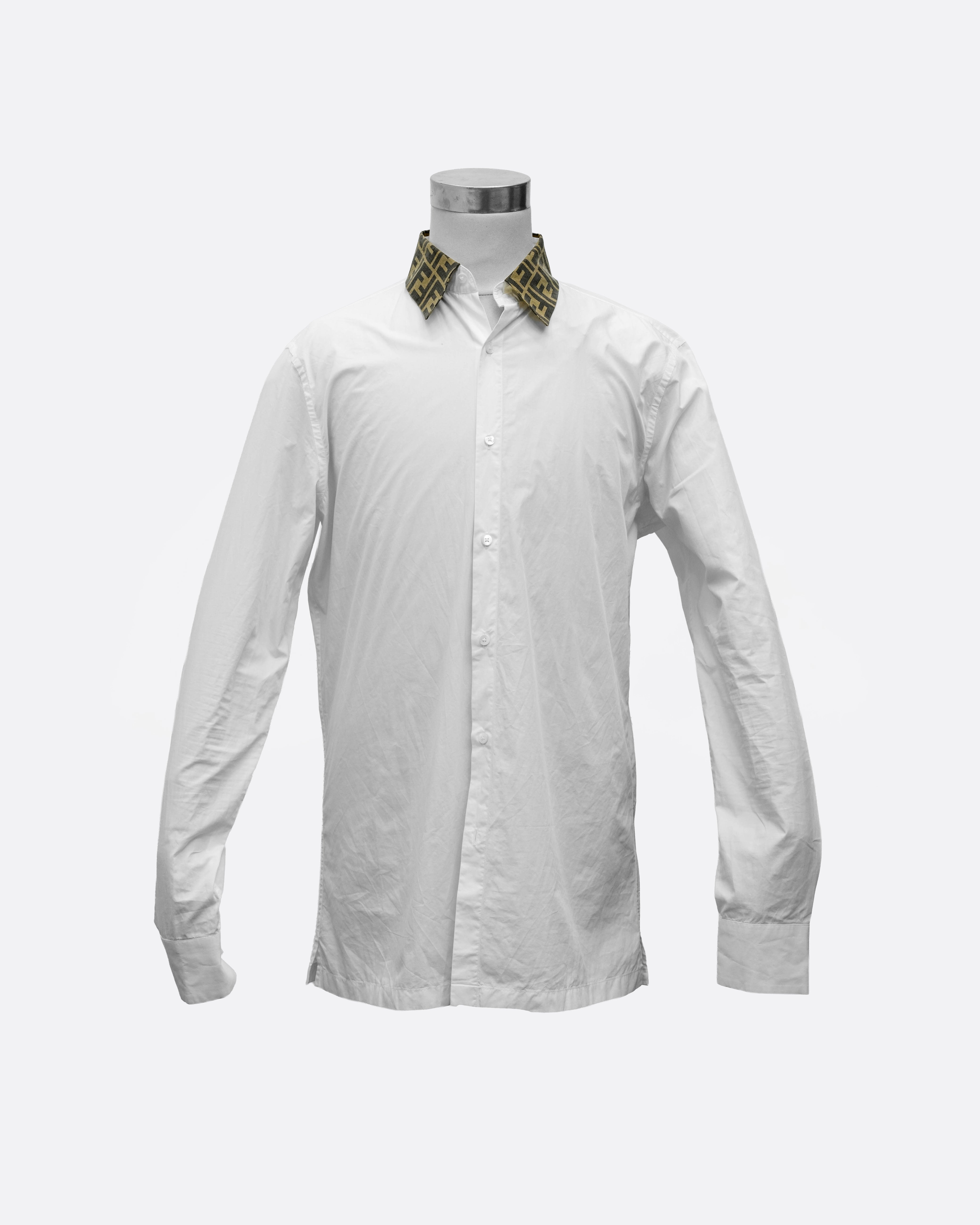 ZUCCA 20 YEARS COTTON SHIRT WHITE SIZE 39