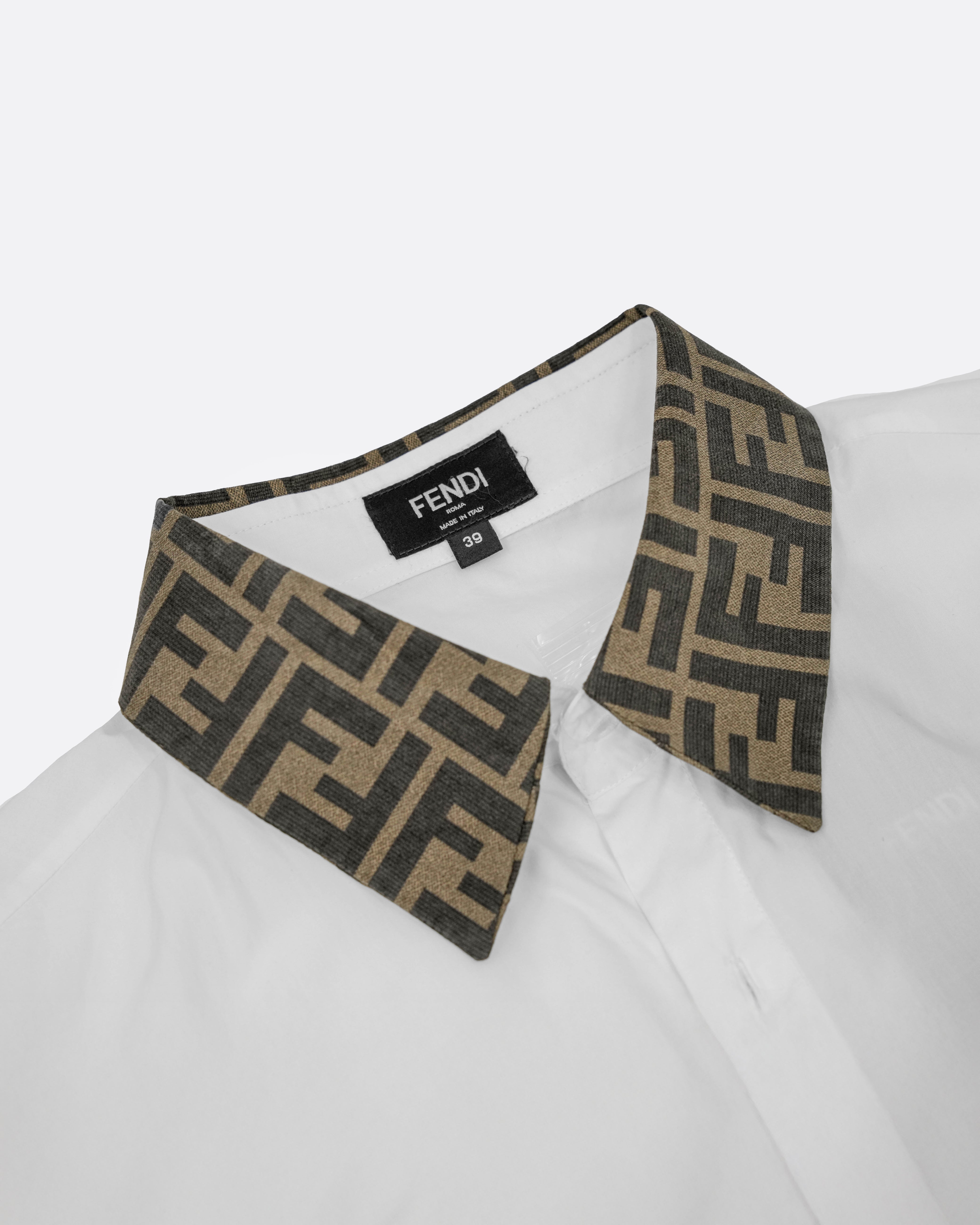 ZUCCA 20 YEARS COTTON SHIRT WHITE SIZE 39