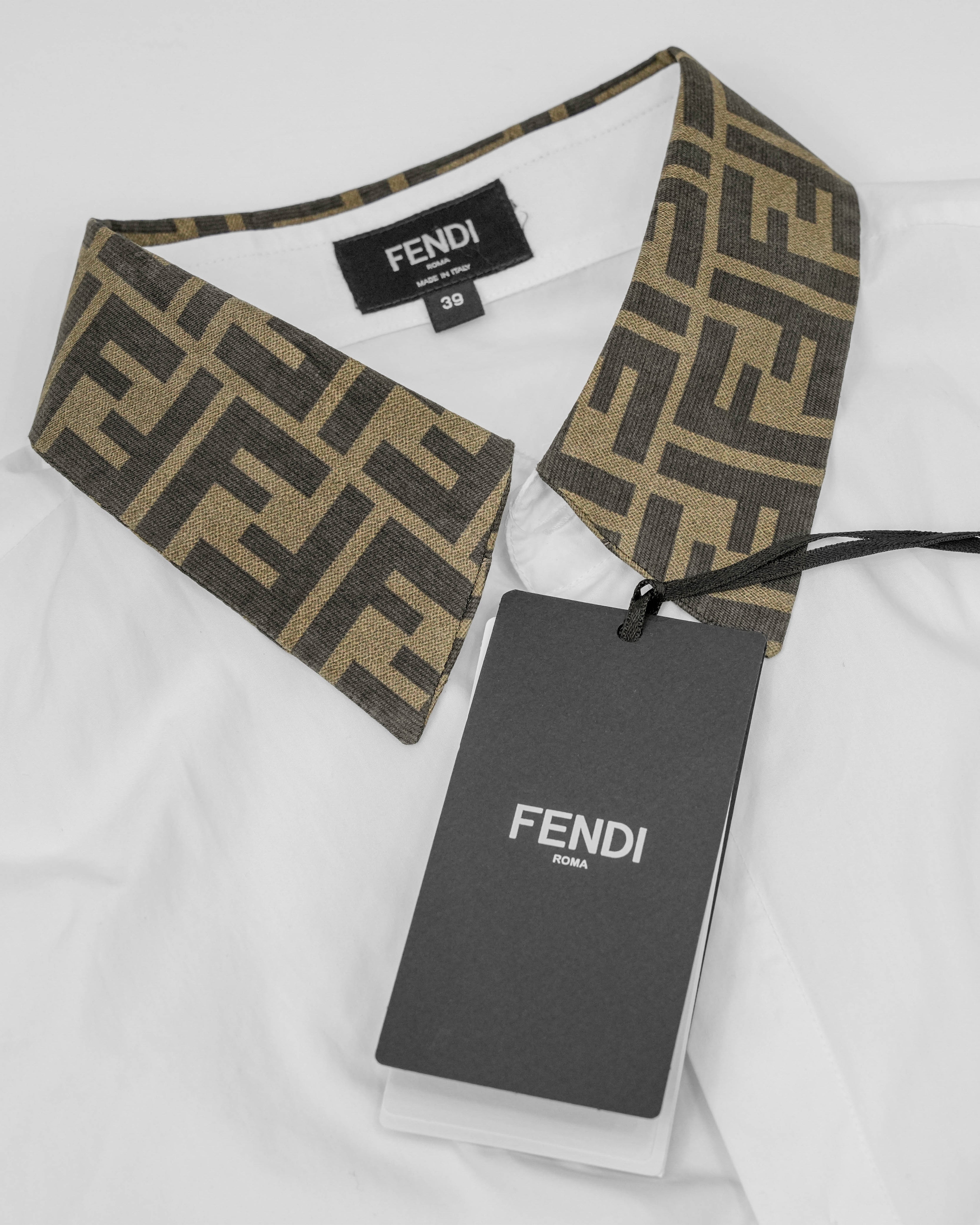 ZUCCA 20 YEARS COTTON SHIRT WHITE SIZE 39