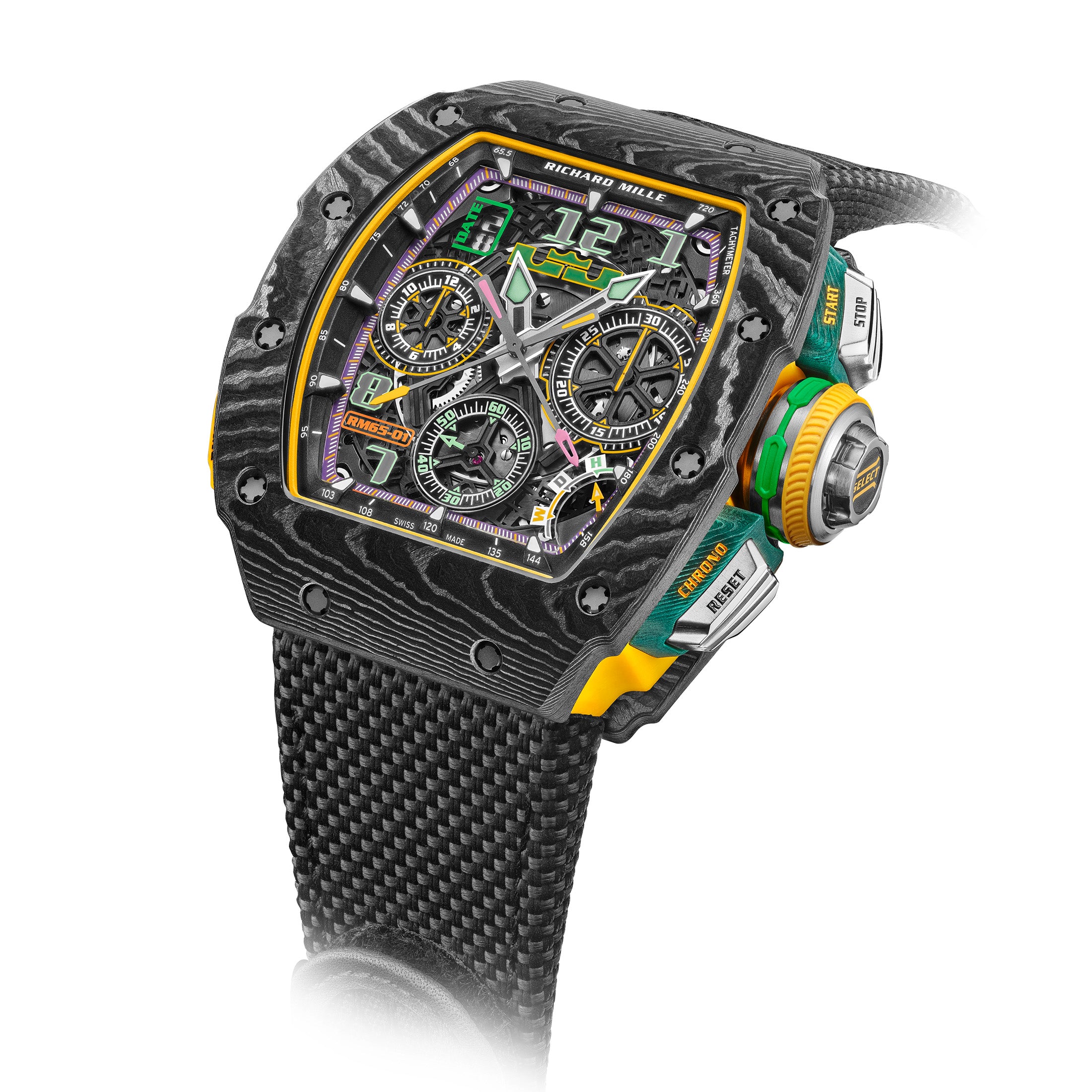 限定セール❗️リリパットレーン65☆Jesmond Mill【限定品】 RICHARD MILLE RM 65-01 'LEBRON JAMES' BLACK CARBON TPT 44MM