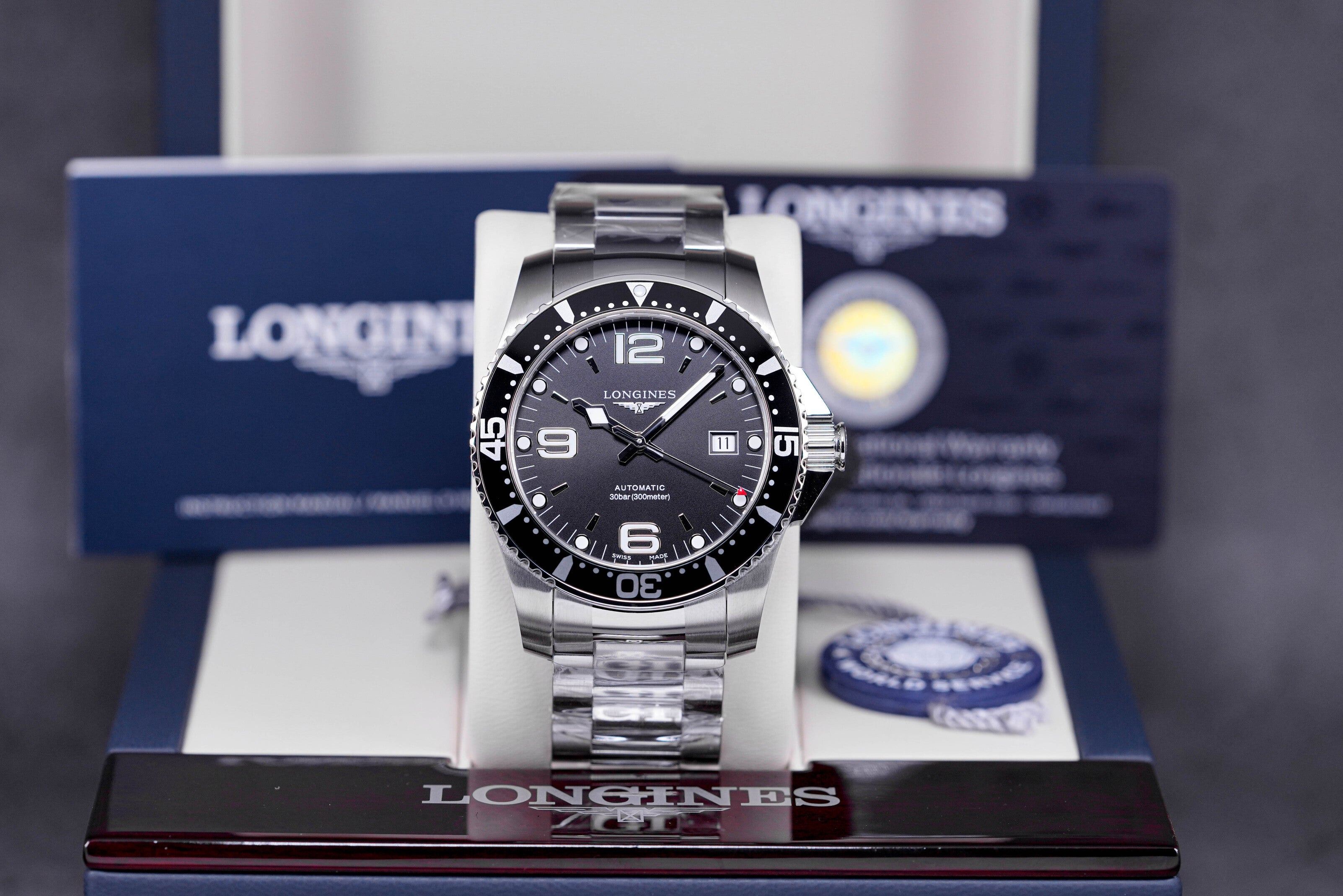 HYDROCONQUEST 41MM BLACK DIAL (2023)