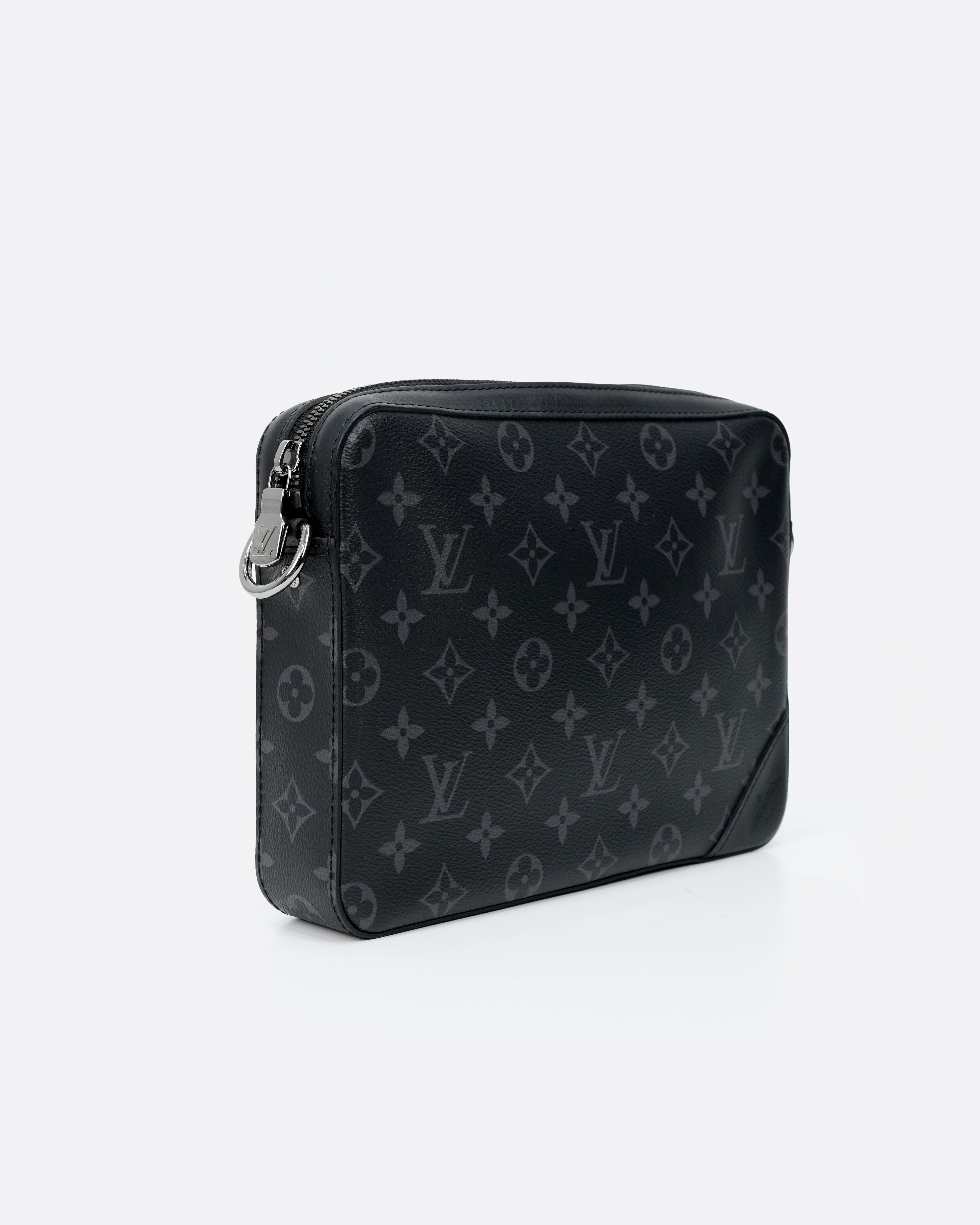 MONOGRAM ECLIPSE TRIO MESSENGER BLACK