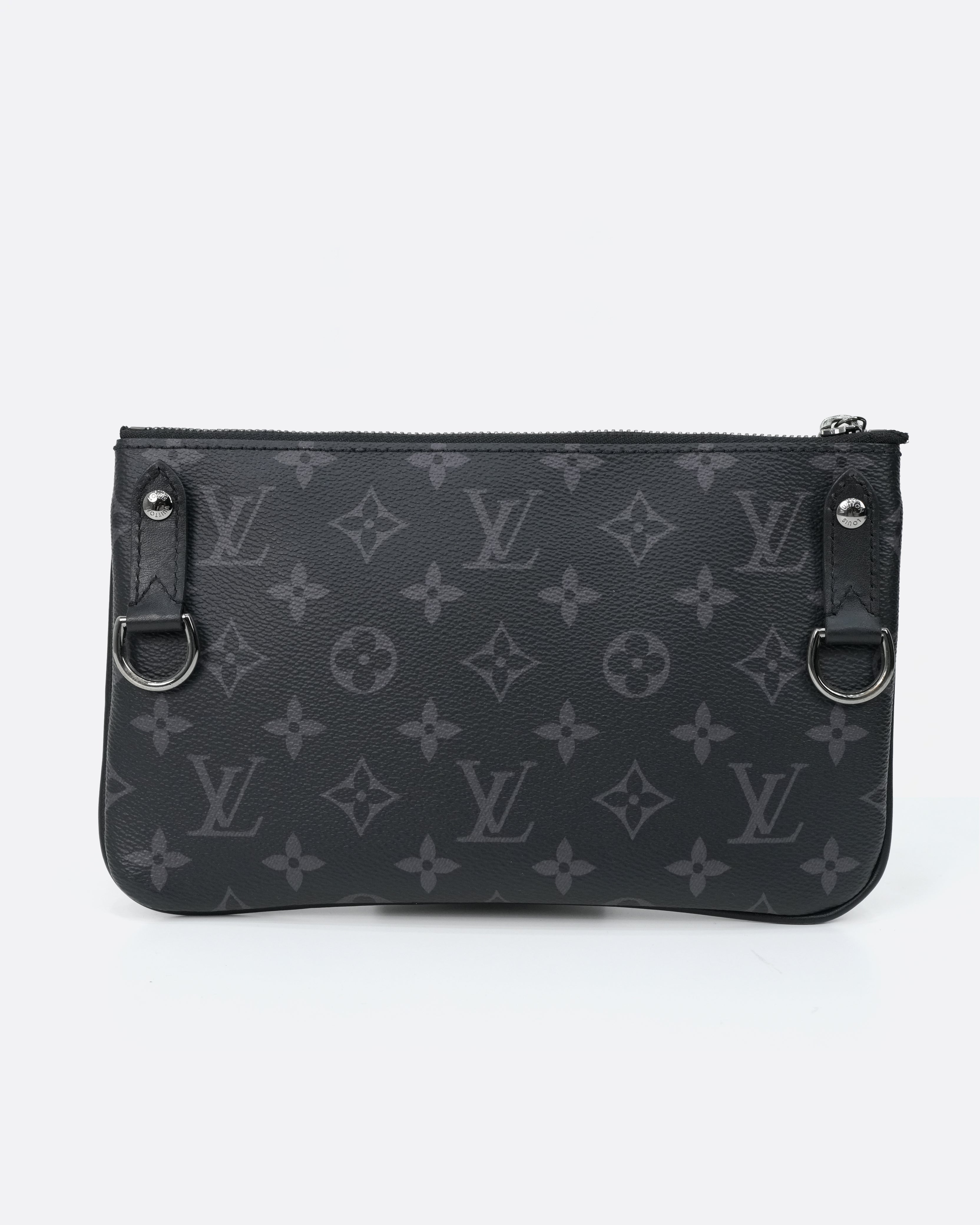 MONOGRAM ECLIPSE TRIO MESSENGER BLACK