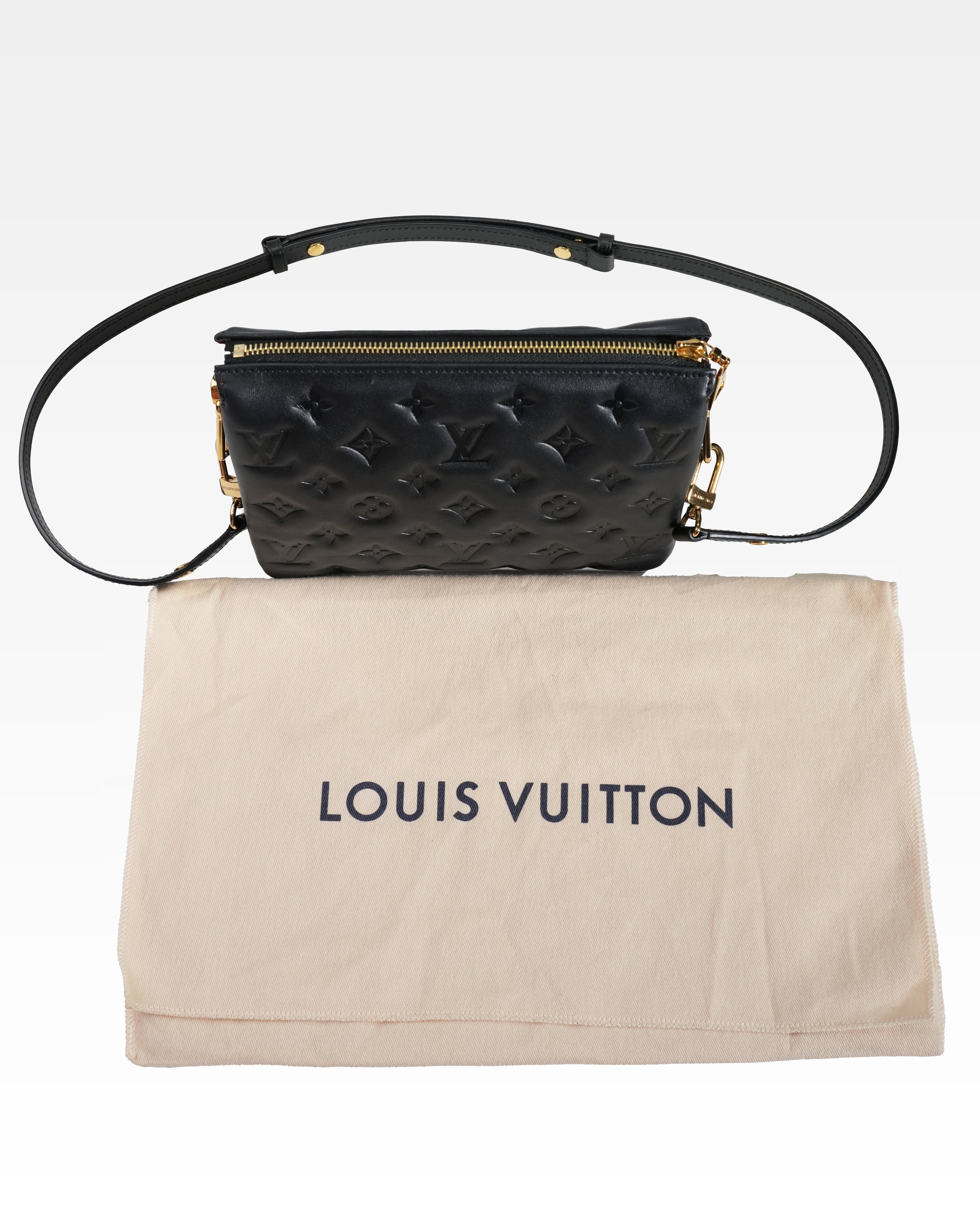 COUSSIN BB BLACK GHW CHIP SLING BAG