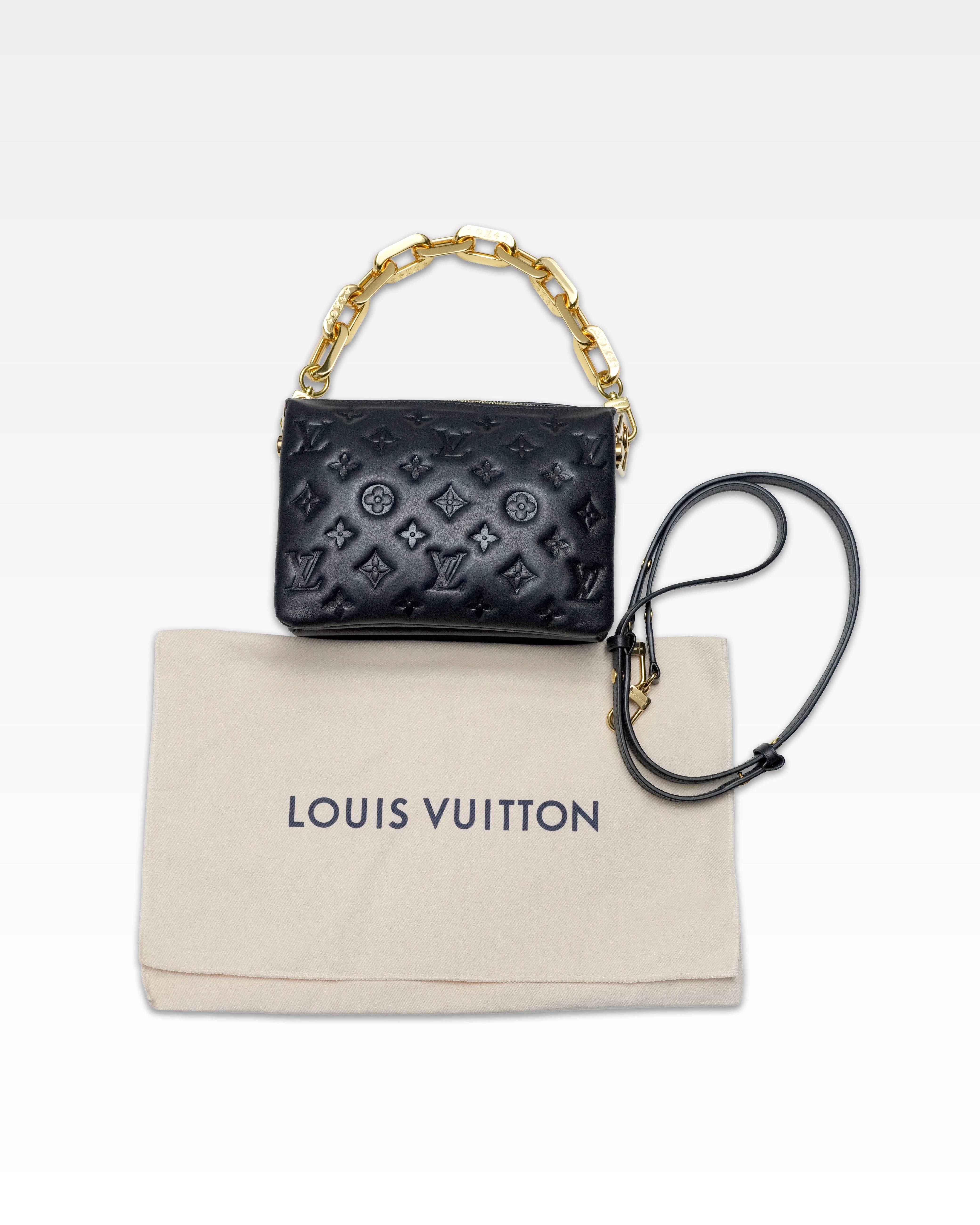 COUSSIN BB BLACK GHW CHIP SLING BAG