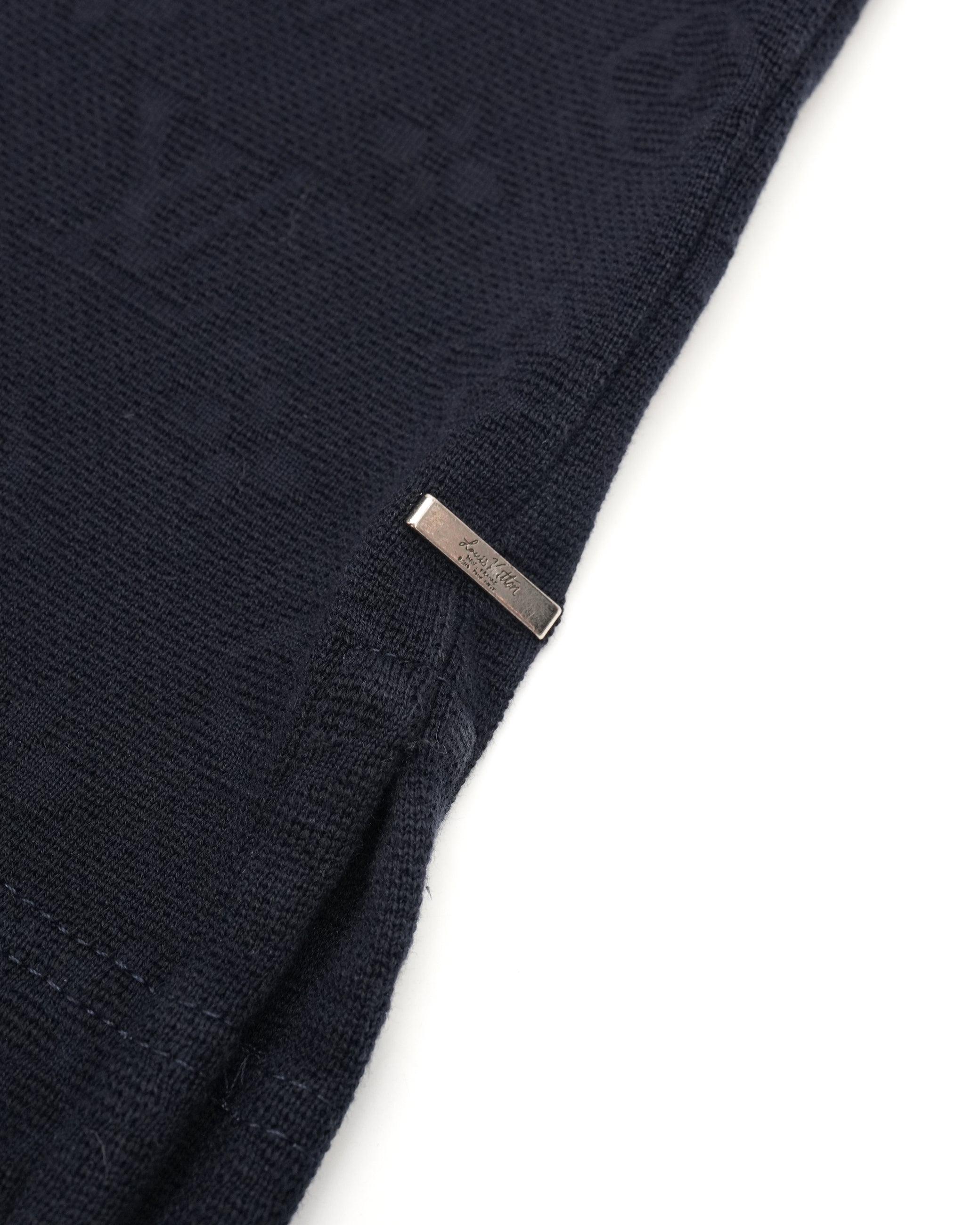 MONOGRAM POCKET T-SHIRT NAVY SIZE L