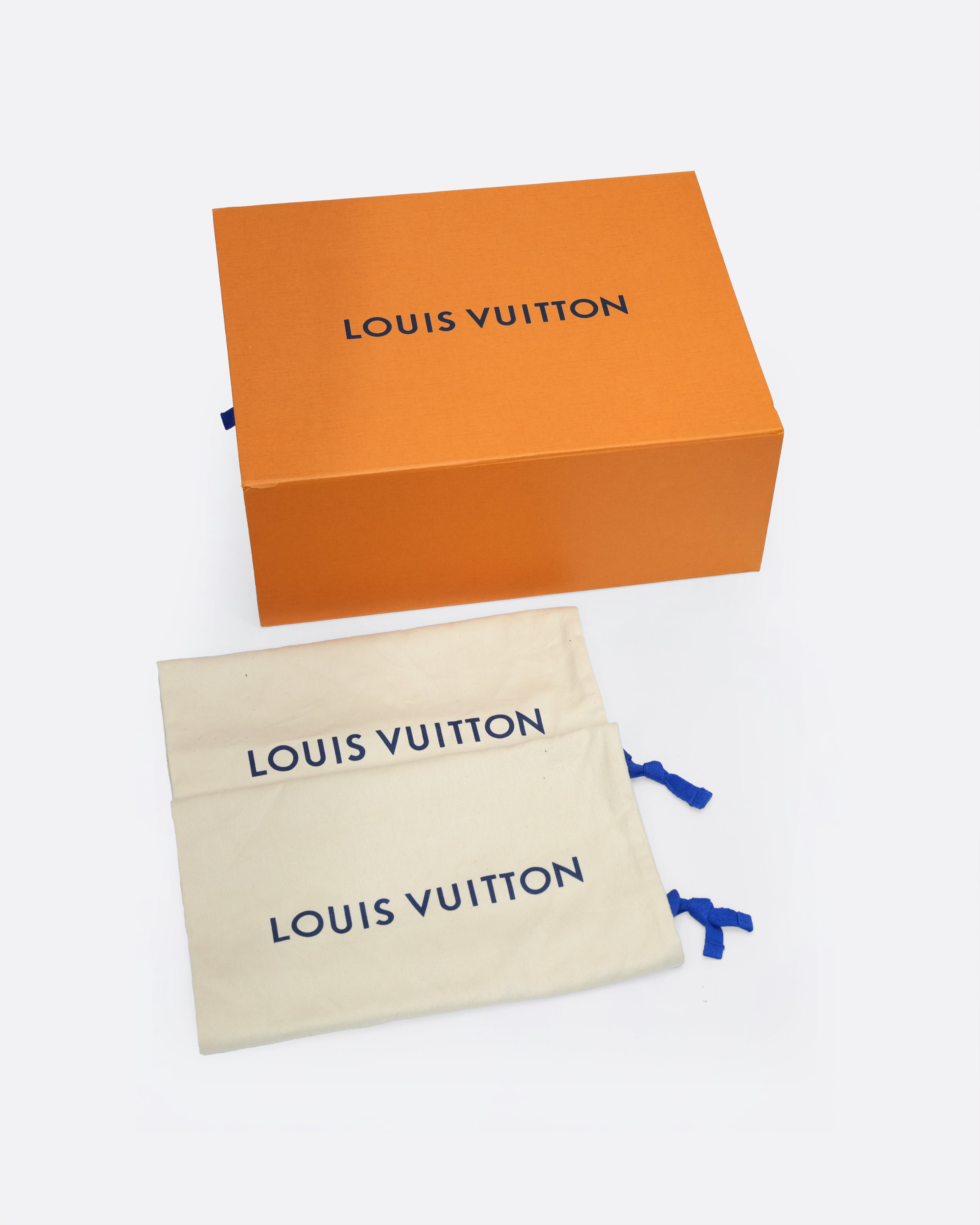 TRAINER LINE 2024 DENIM SNEAKERS DAMIER LOGO BLACK - SIZE 8