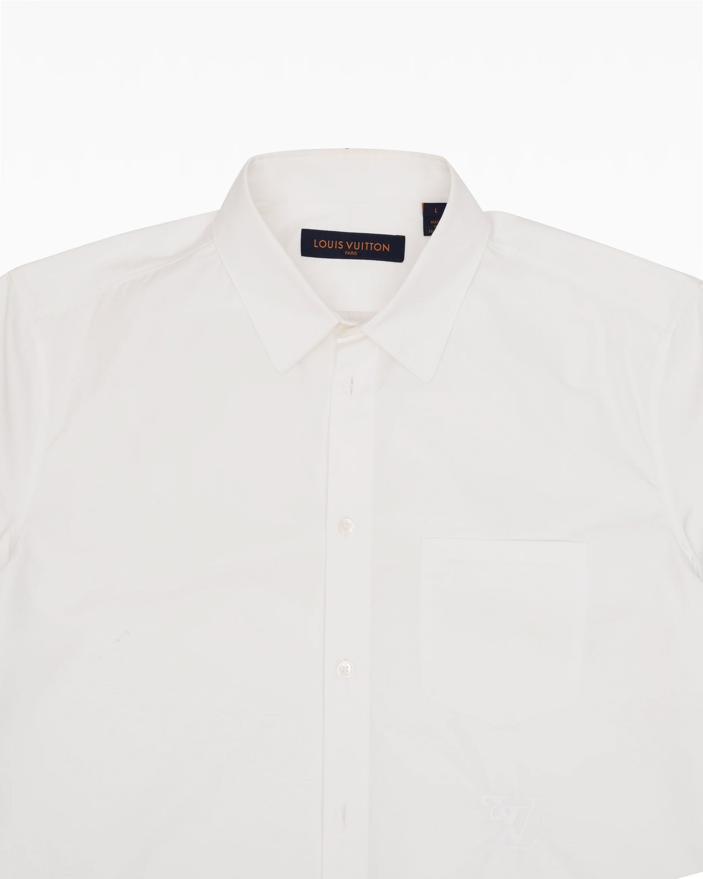 FRONT & BACK LOGO WHITE SHIRT 20AW SIZE L