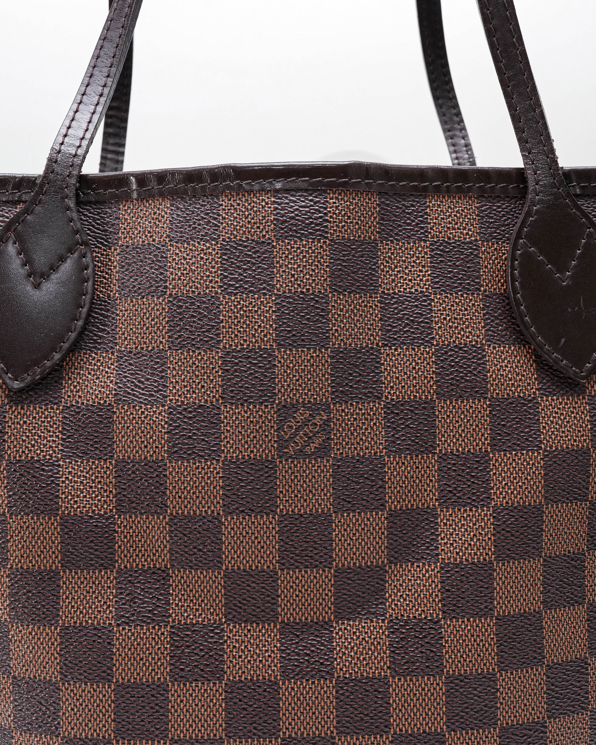 NEVERFULL MM DAMIER EBENE TOTEBAG BROWN