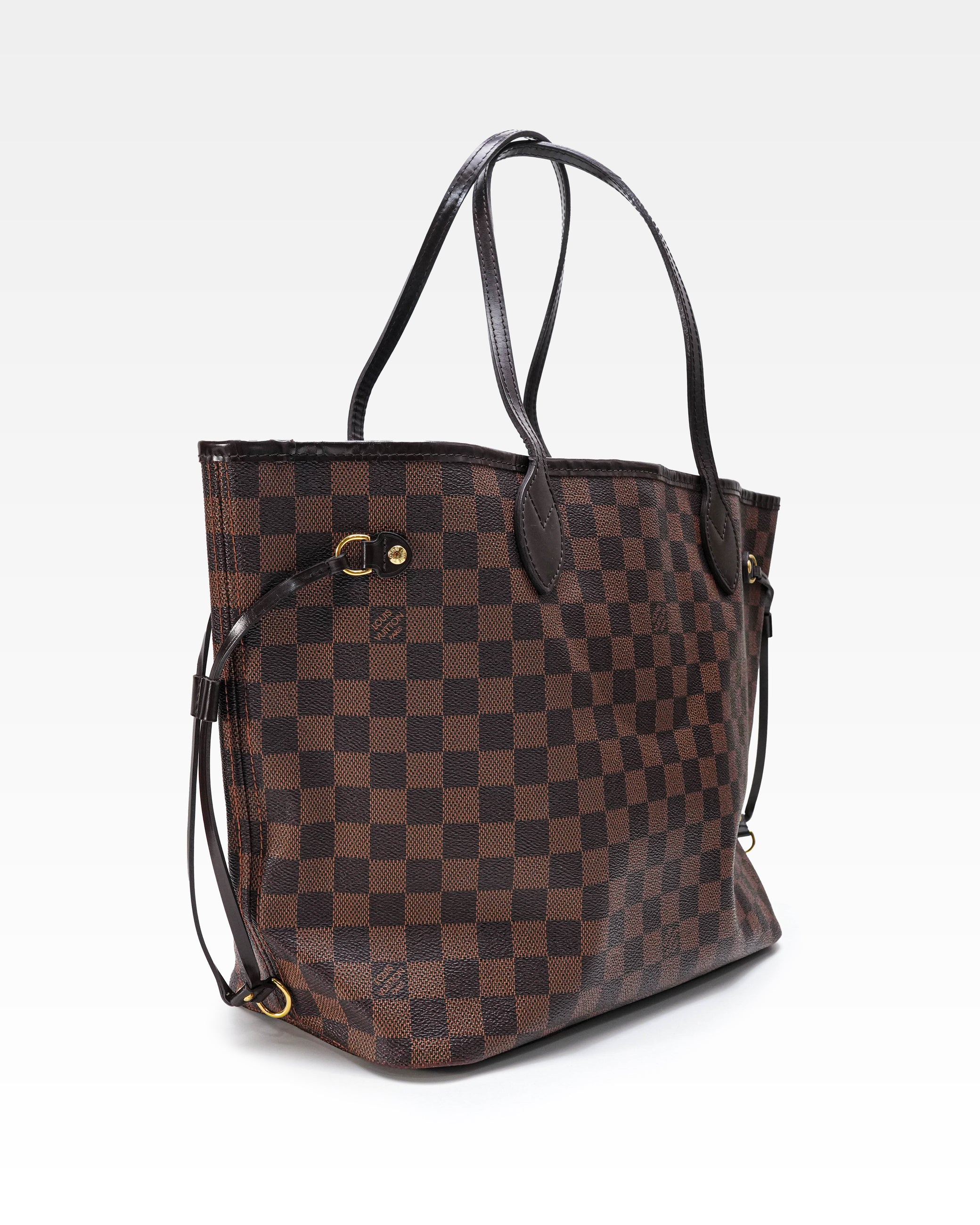 NEVERFULL MM DAMIER EBENE TOTEBAG BROWN