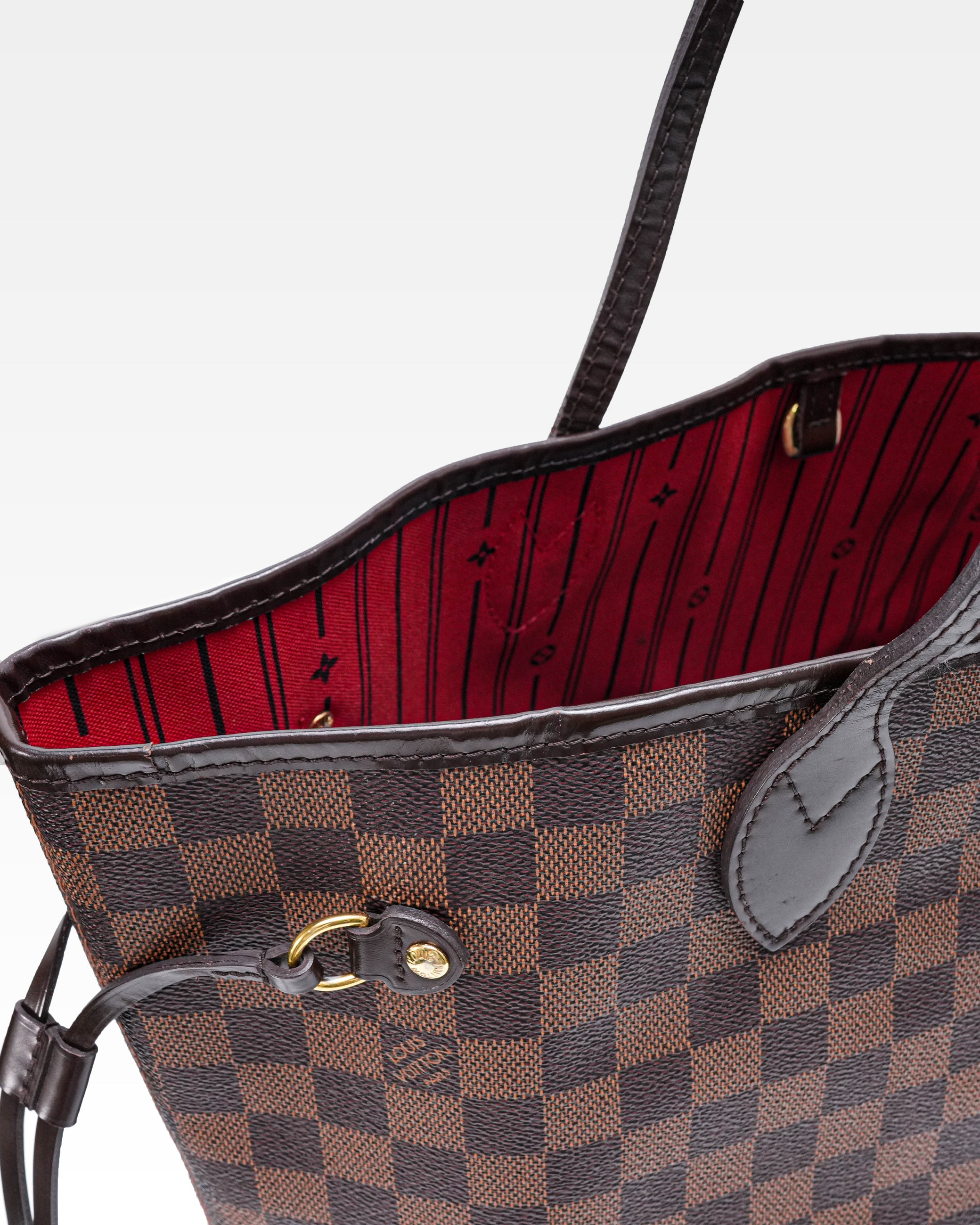 NEVERFULL MM DAMIER EBENE TOTEBAG BROWN