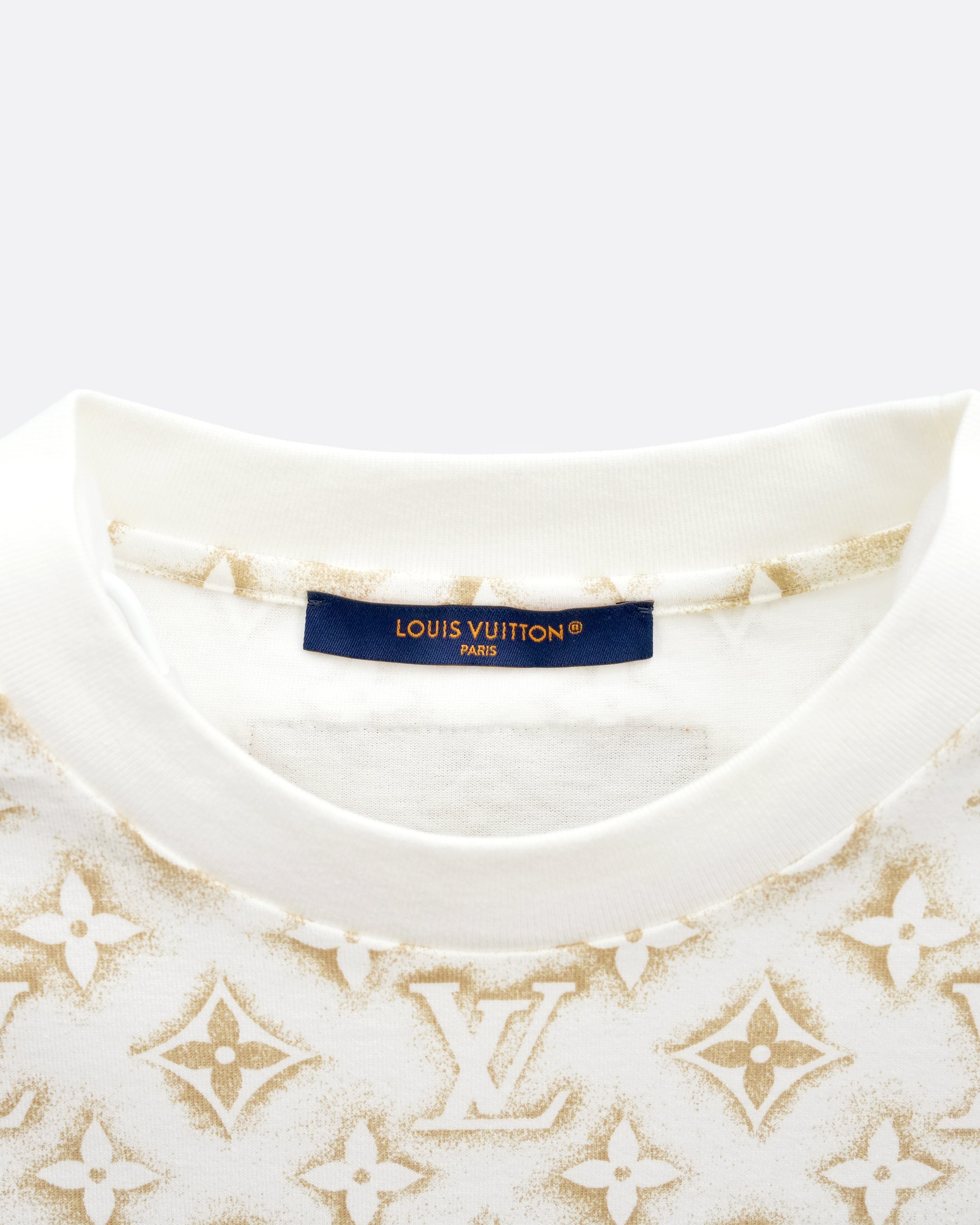 23AW COTTON T-SHIRT WHITE MONOGRAM SIZE M