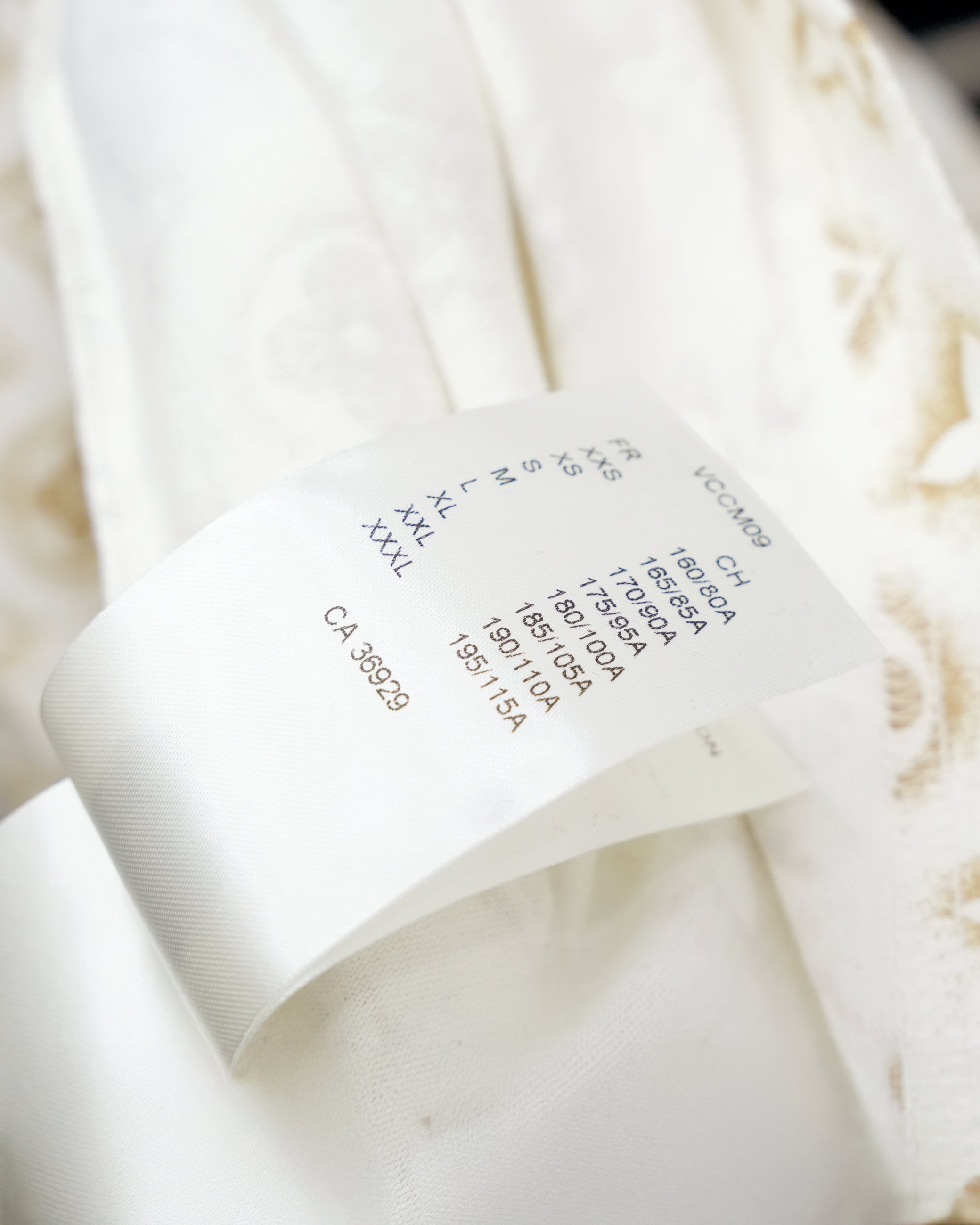 23AW COTTON T-SHIRT WHITE MONOGRAM SIZE M