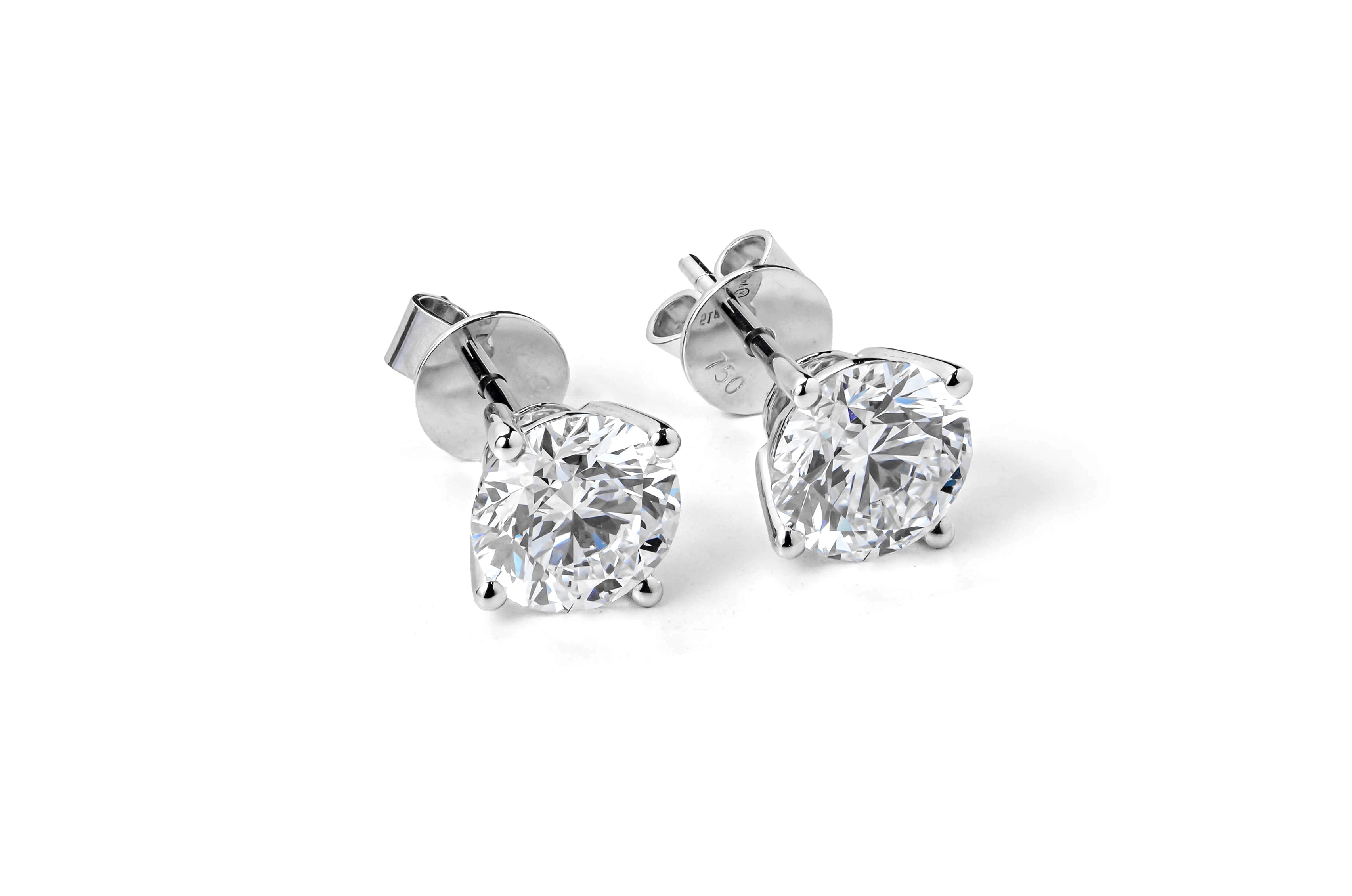Lab Grown Diamond Stud Earrings