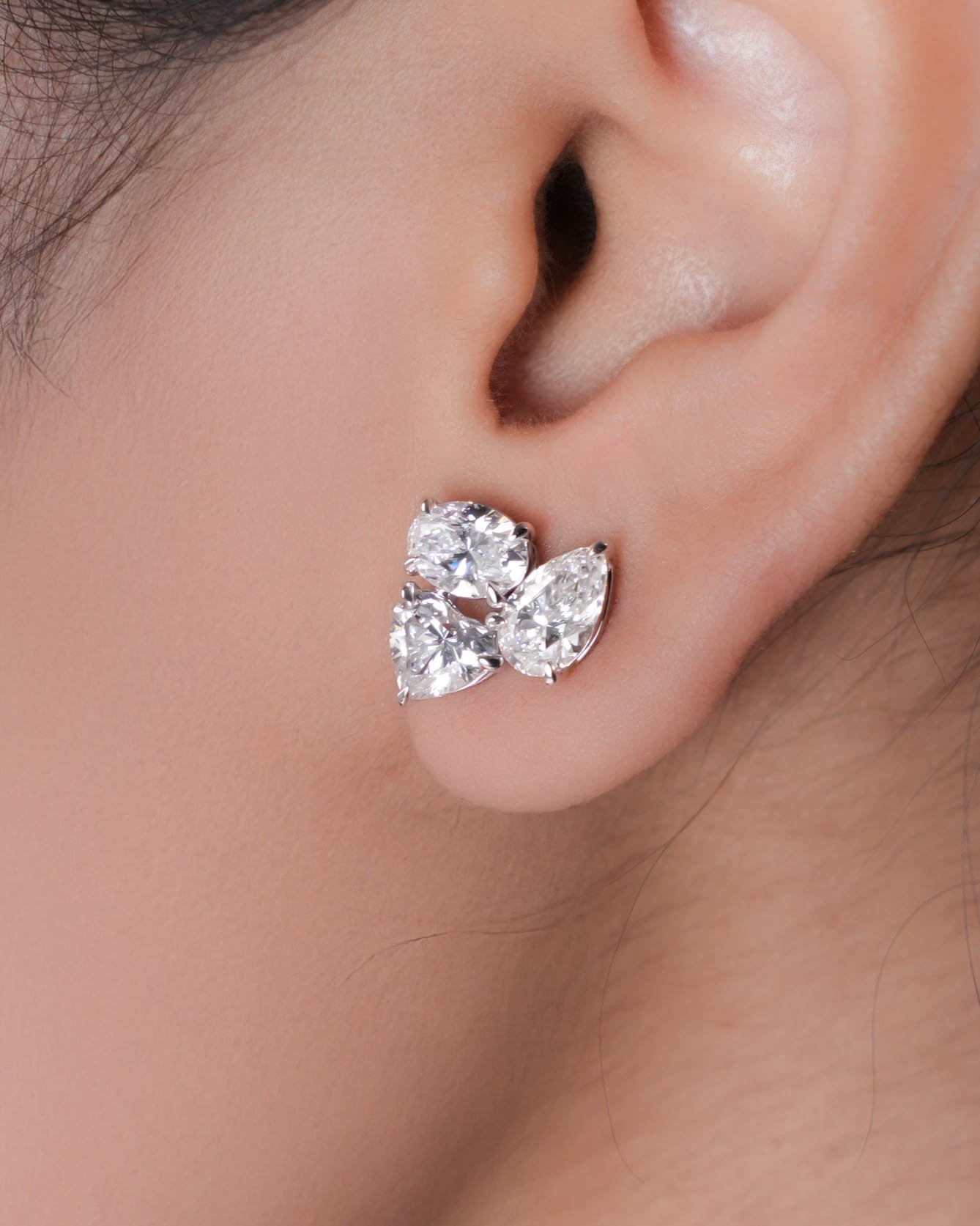 Harga Lab Grown Diamond Stud Earrings
