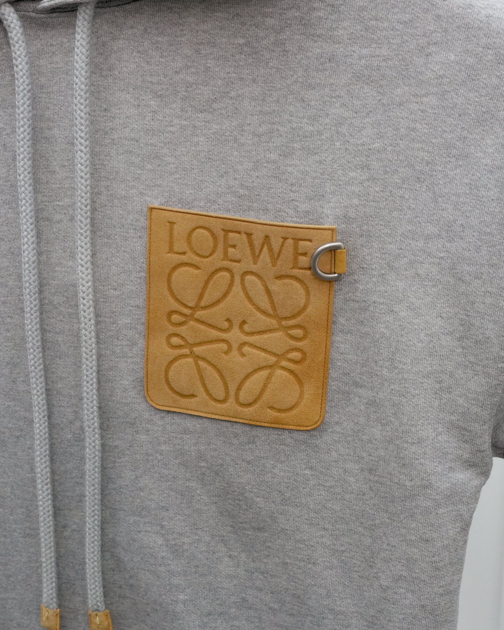 ANAGRAM COTTON HOODIE GRAY SIZE XS