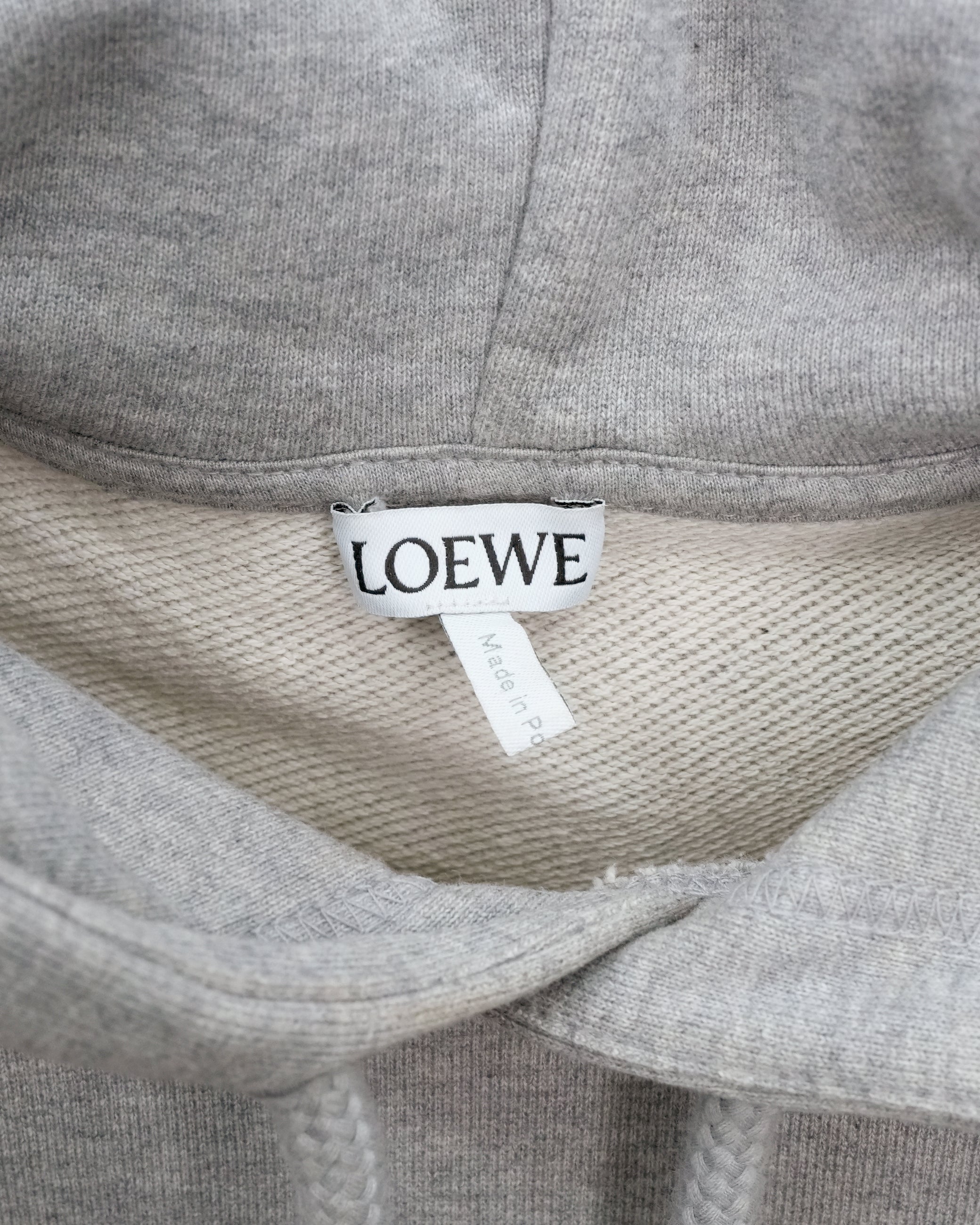 ANAGRAM COTTON HOODIE GRAY SIZE XS