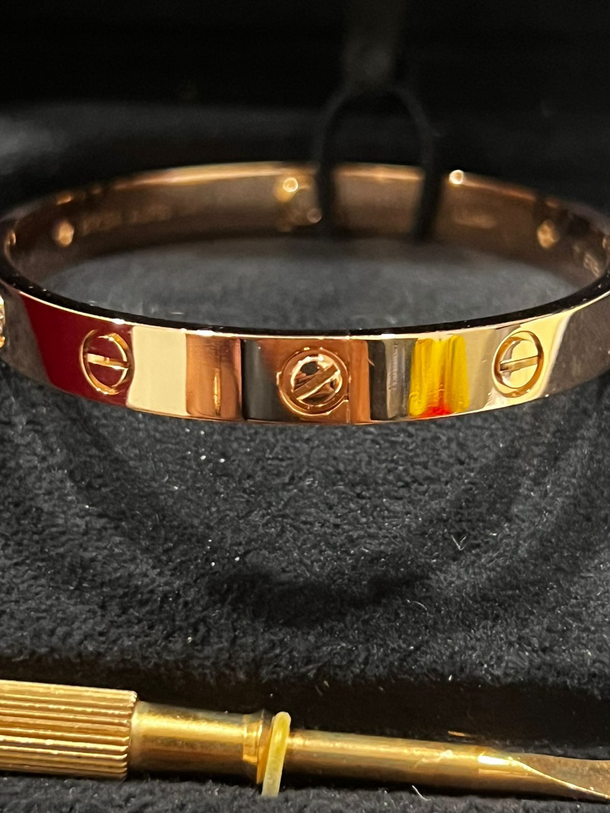 LOVE BRACELET ROSEGOLD WITH 4 BRILLIANT CUT DIAMONDS (2016)