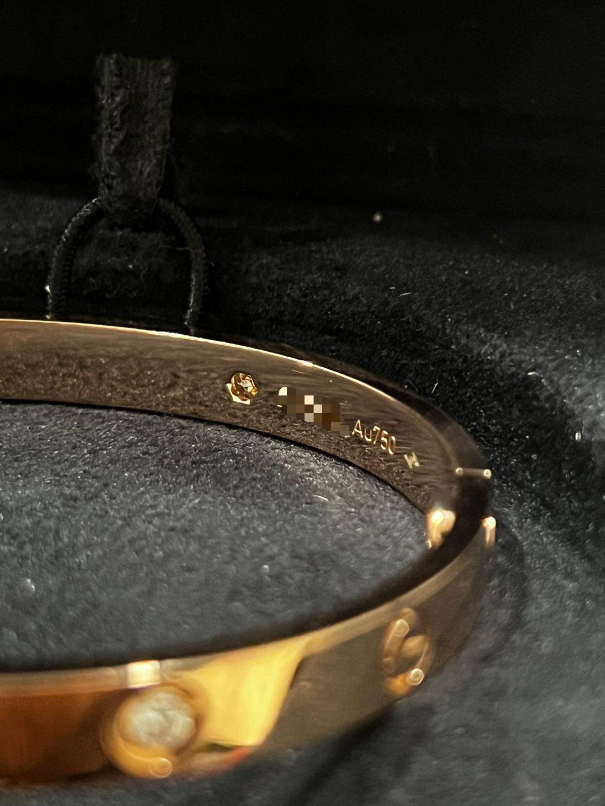 LOVE BRACELET ROSEGOLD WITH 4 BRILLIANT CUT DIAMONDS (2016)