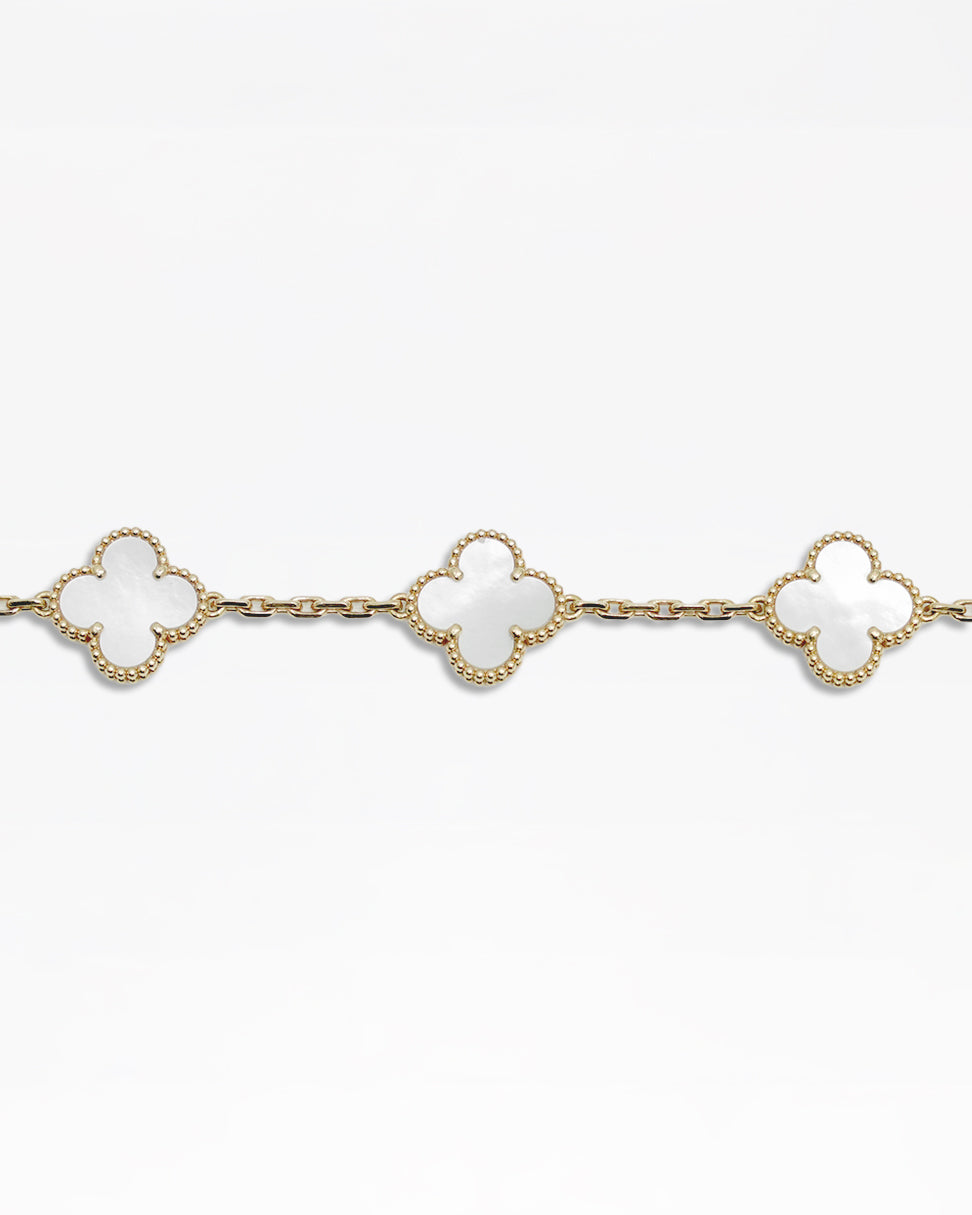 VINTAGE ALHAMBRA 5-MOTIFS MOTHER OF PEARL BRACELET (2024)