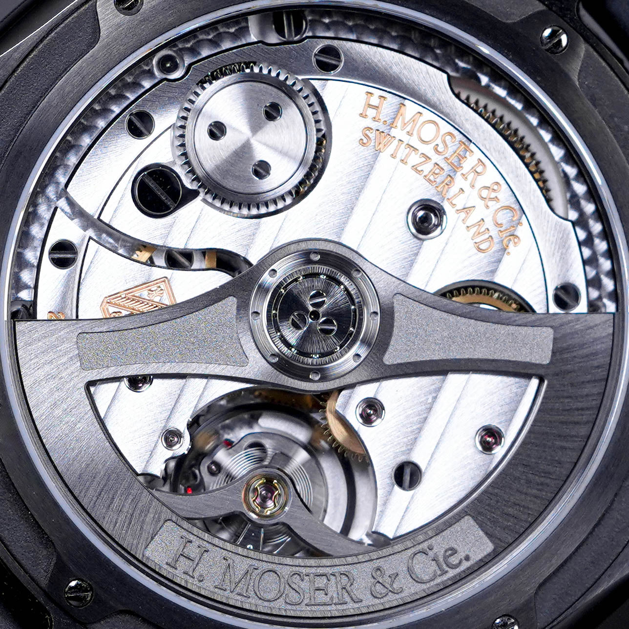 PIONEER CENTRE SECONDS BLACK DLC BLUE FUNKY DIAL RUBBER STRAP (2019)