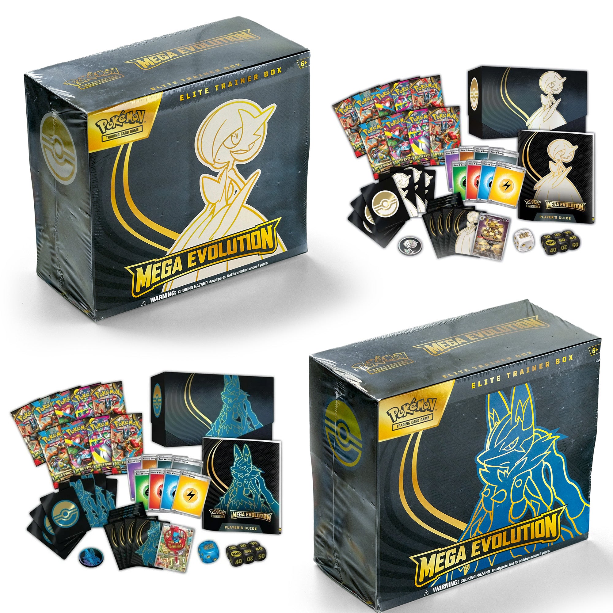 MEGA EVOLUTION LUCARIO & GARDEVOIR ELITE TRAINER BOX SET