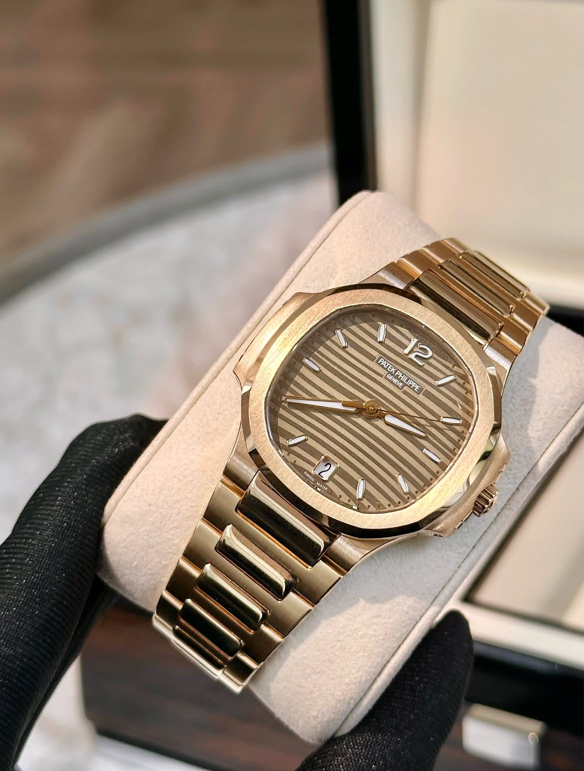 NAUTILUS 7118/1R ROSEGOLD GOLDEN BROWN DIAL (2022)