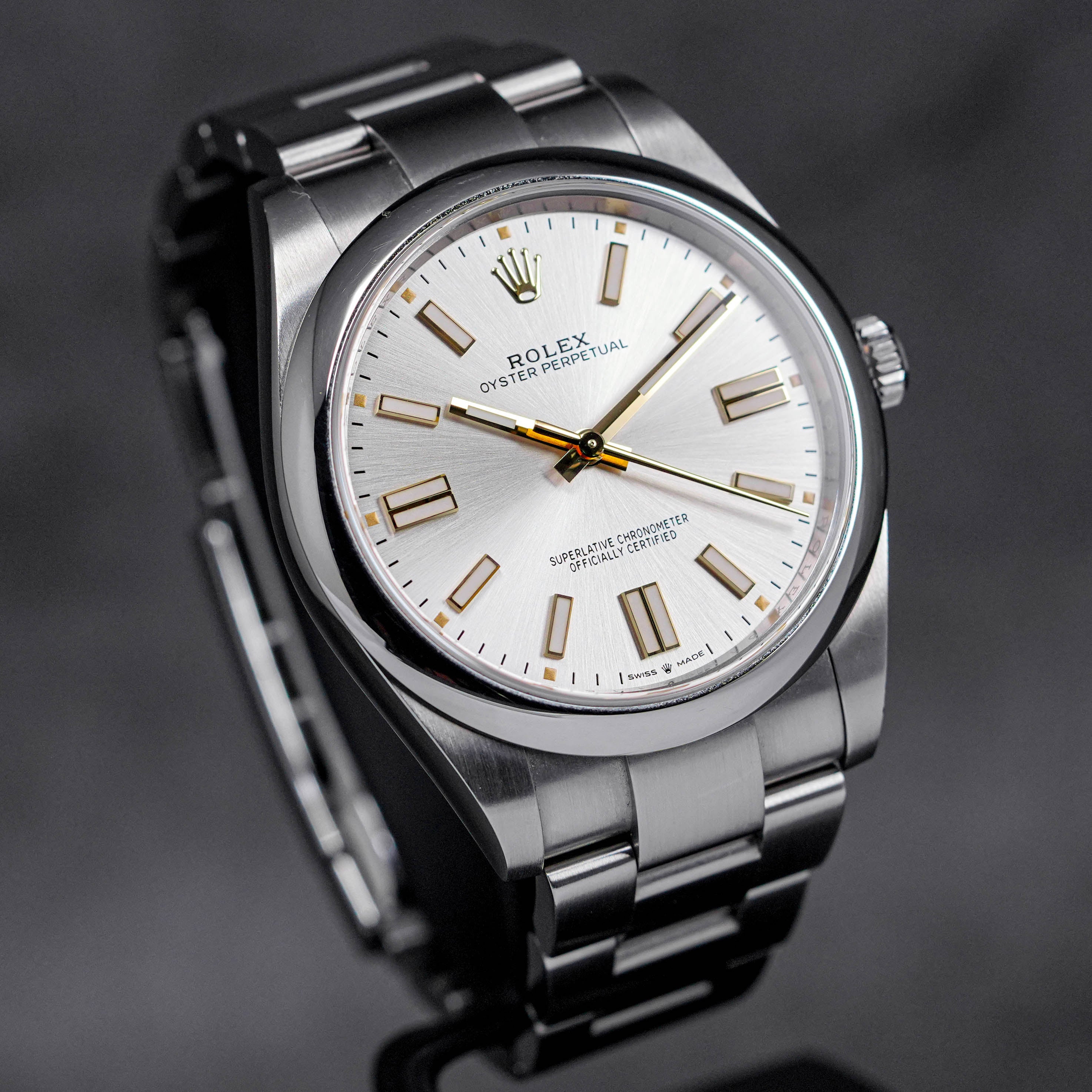 Rolex Oyster Perpetual Silver