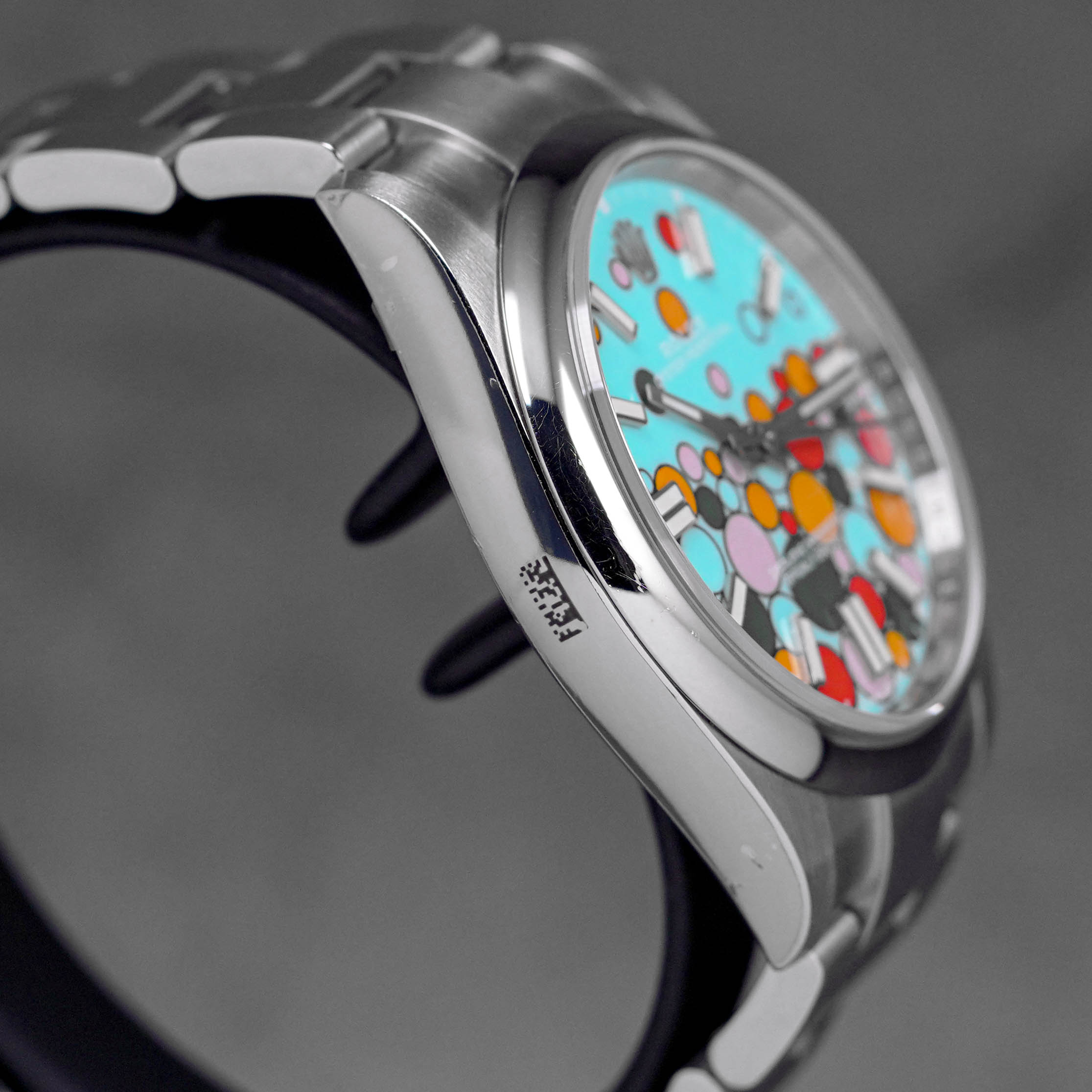 OYSTER PERPETUAL 41MM BLUE DIAL CUSTOM TIFFANY BUBBLE MOTIF DIAL (2022)