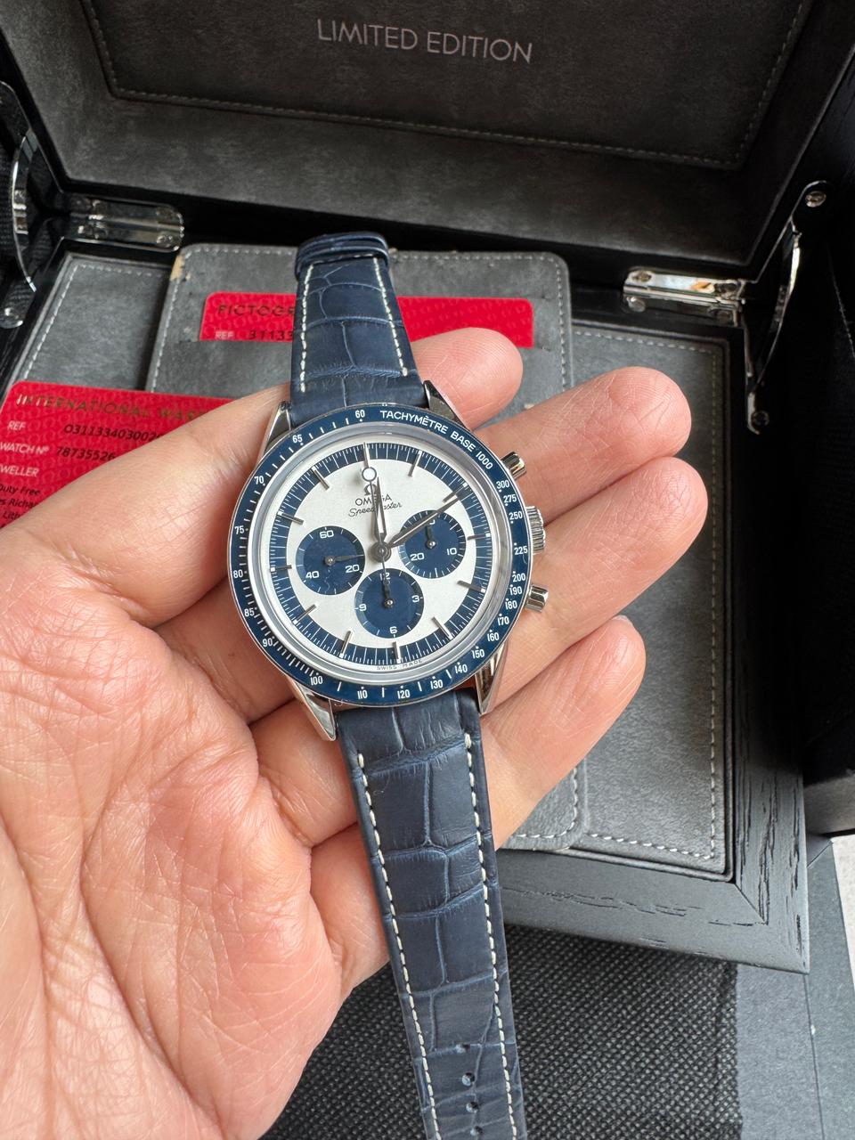 SPEEDMASTER MOONWATCH CK2998 BLUE LIMITED EDITION (2017)