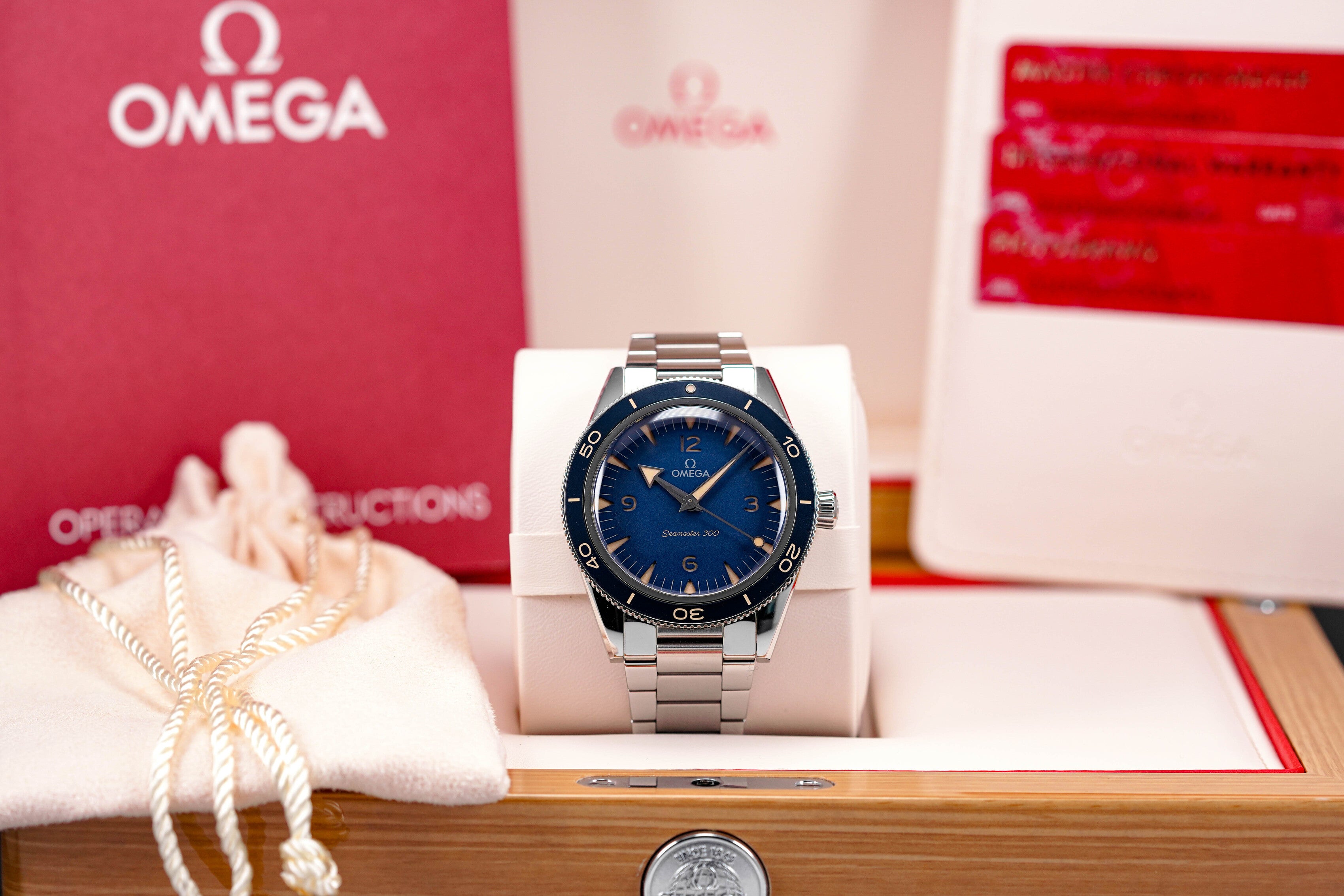 SEAMASTER 300 CO-AXIAL MASTER CHRONOMETER BLUE DIAL (2022)
