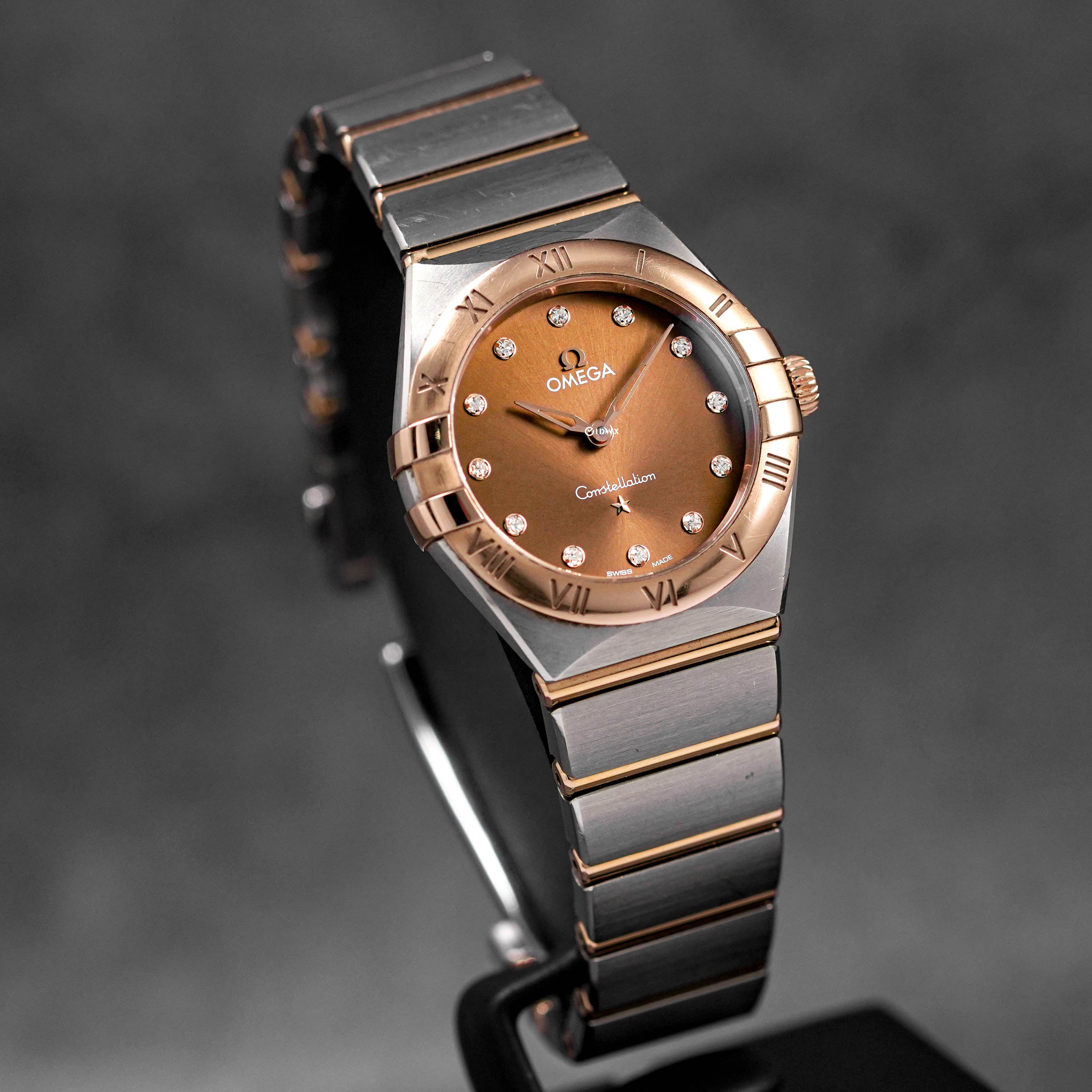 CONSTELLATION TWOTONE ROSEGOLD CHOCO DIAMOND DIAL (2022)