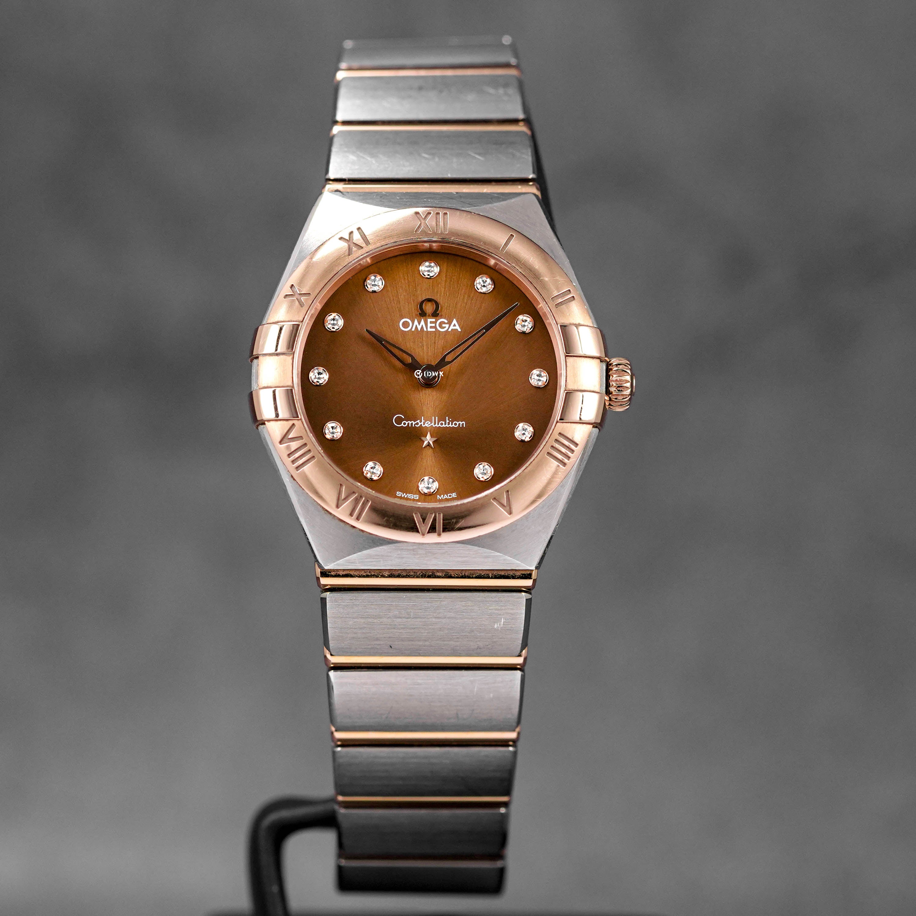 CONSTELLATION TWOTONE ROSEGOLD CHOCO DIAMOND DIAL (2022)