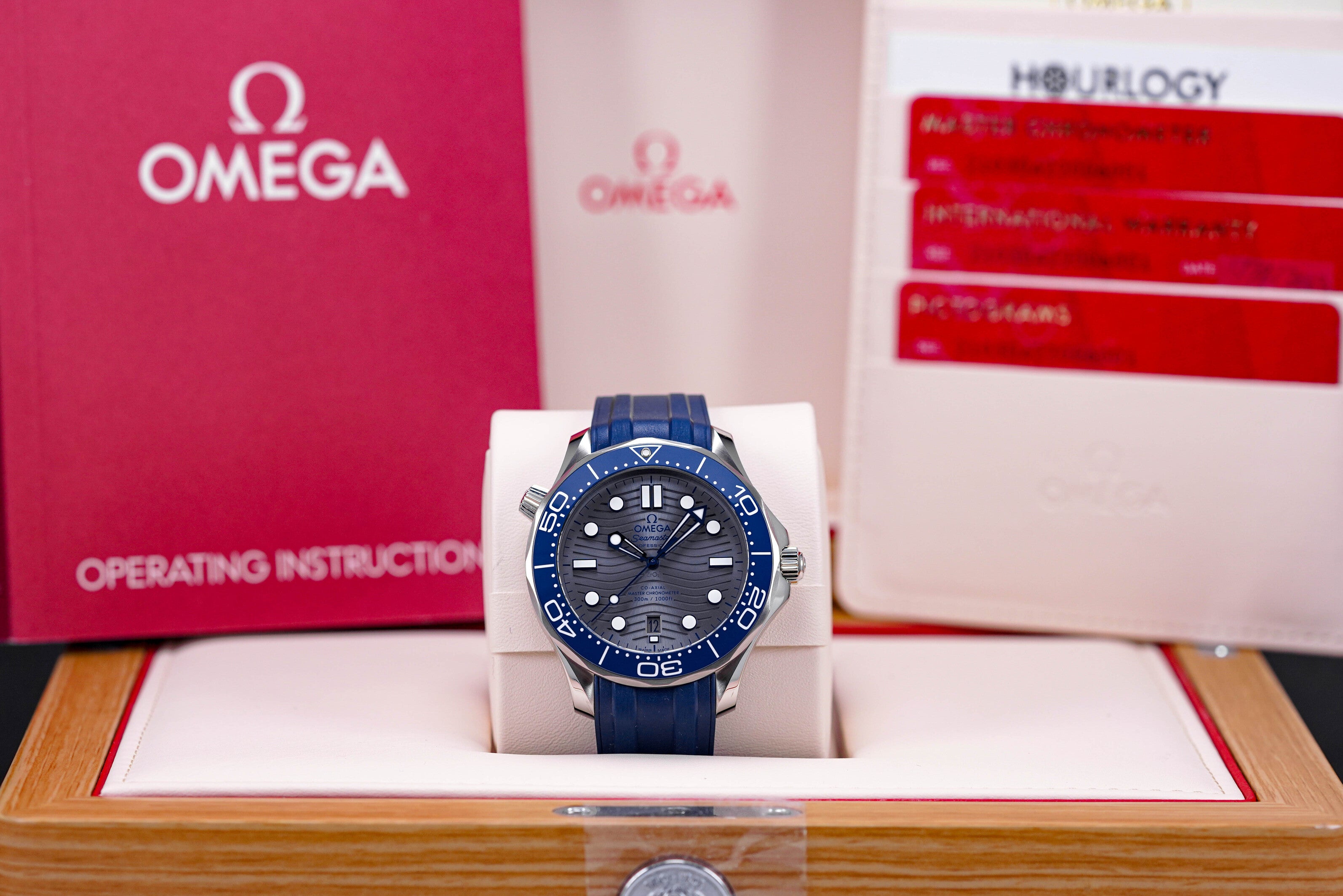 SEAMASTER DIVER 300 GREY DIAL RUBBER STRAP (2022)