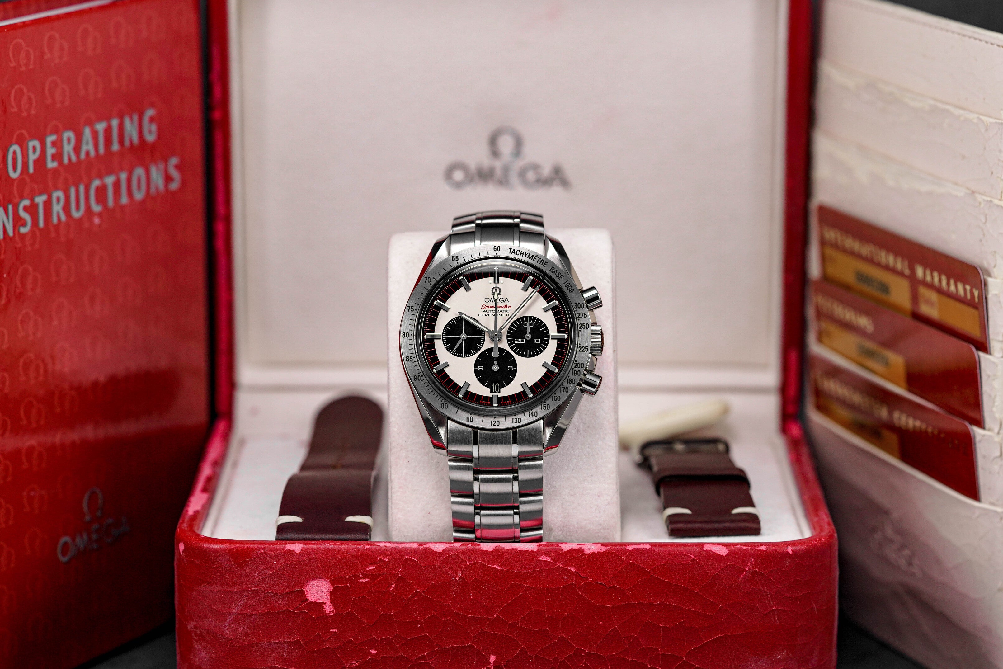SPEEDMASTER SCHUMACHER 'THE LEGEND' PANDA DIAL LIMITED EDITION (UNDATED)