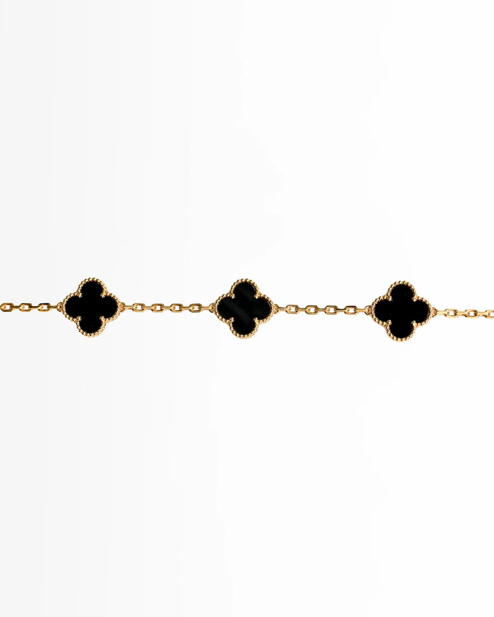 VINTAGE ALHAMBRA 5-MOTIFS ONYX BRACELET (2025)