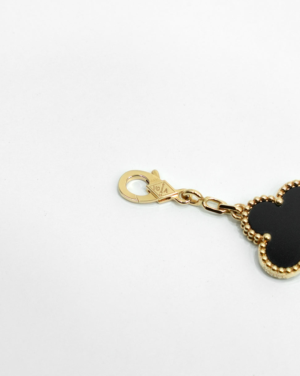 VINTAGE ALHAMBRA 5-MOTIFS ONYX BRACELET (2025)