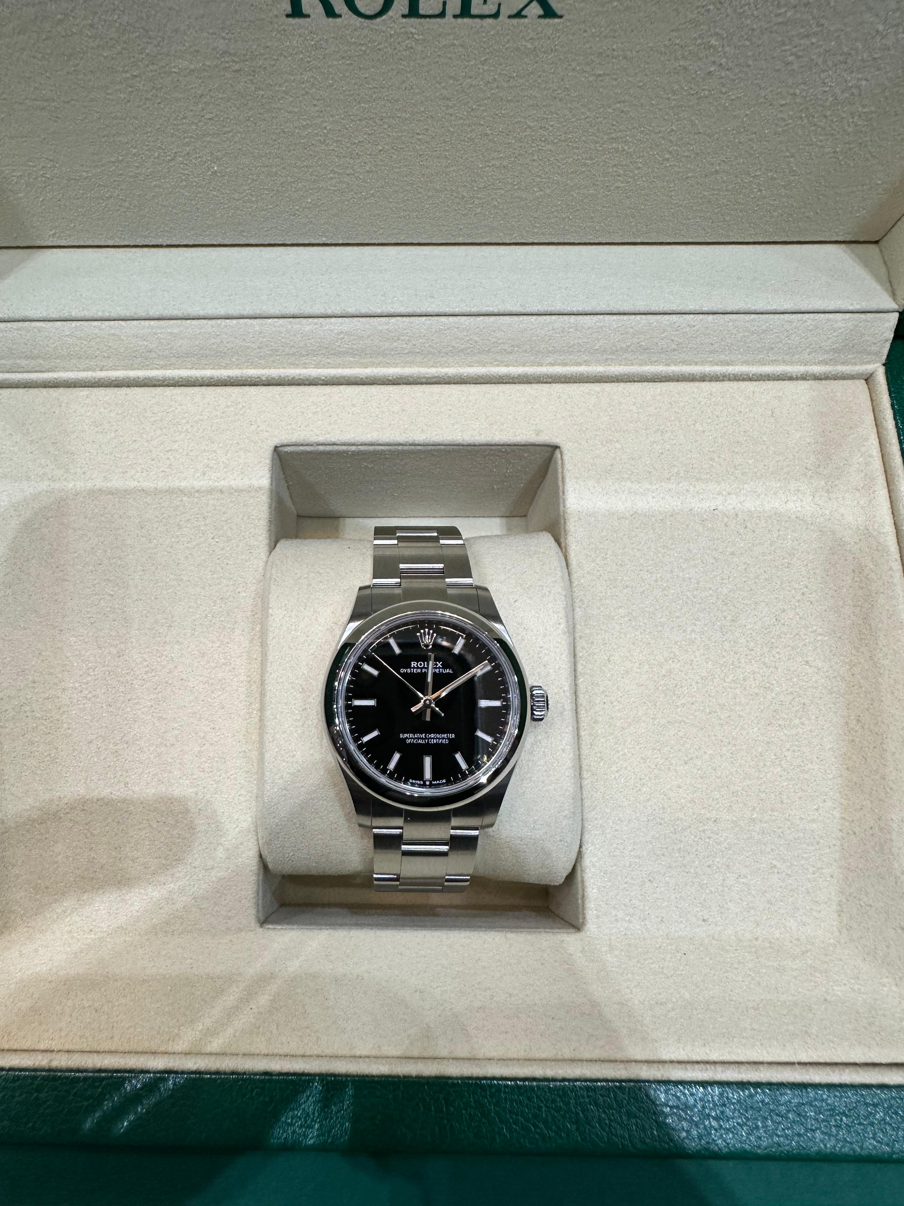 OYSTER PERPETUAL 31MM BLACK DIAL (2025)