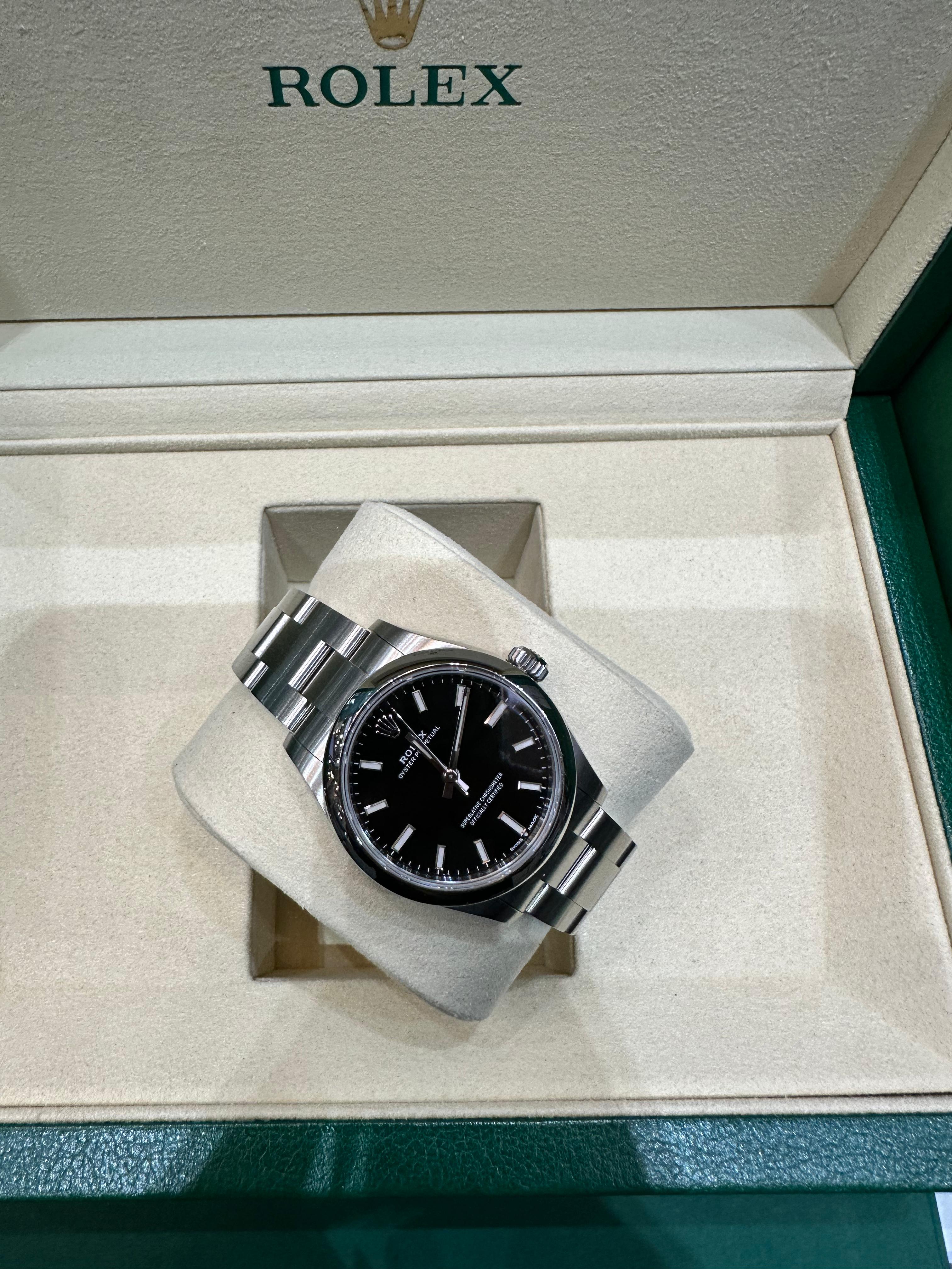 OYSTER PERPETUAL 31MM BLACK DIAL (2025)