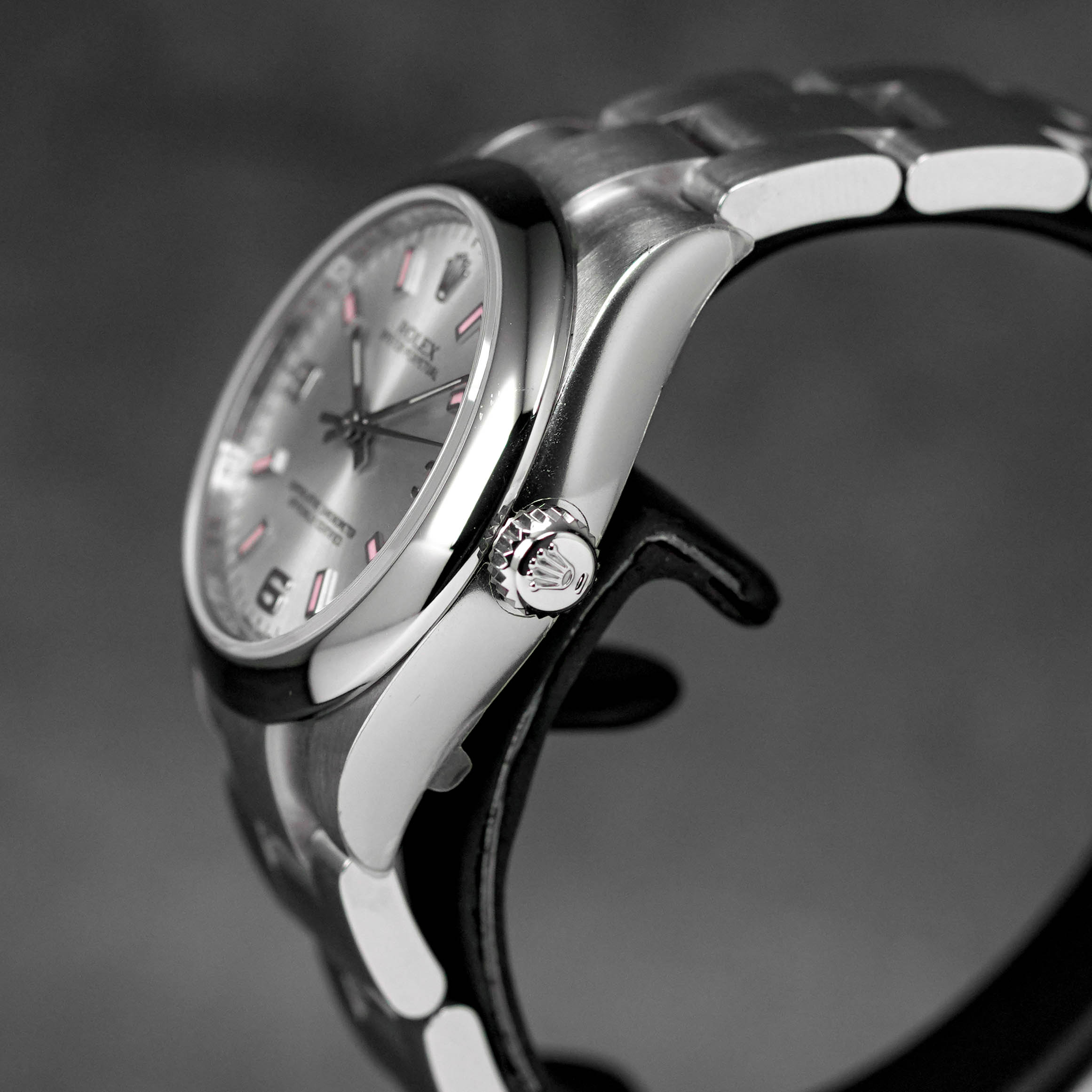 Oyster Perpetual Silver Pink