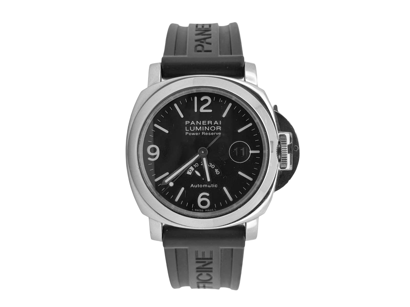 LUMINOR MARINA LOGO 44MM BLACK DIAL PAM 631 (2018)