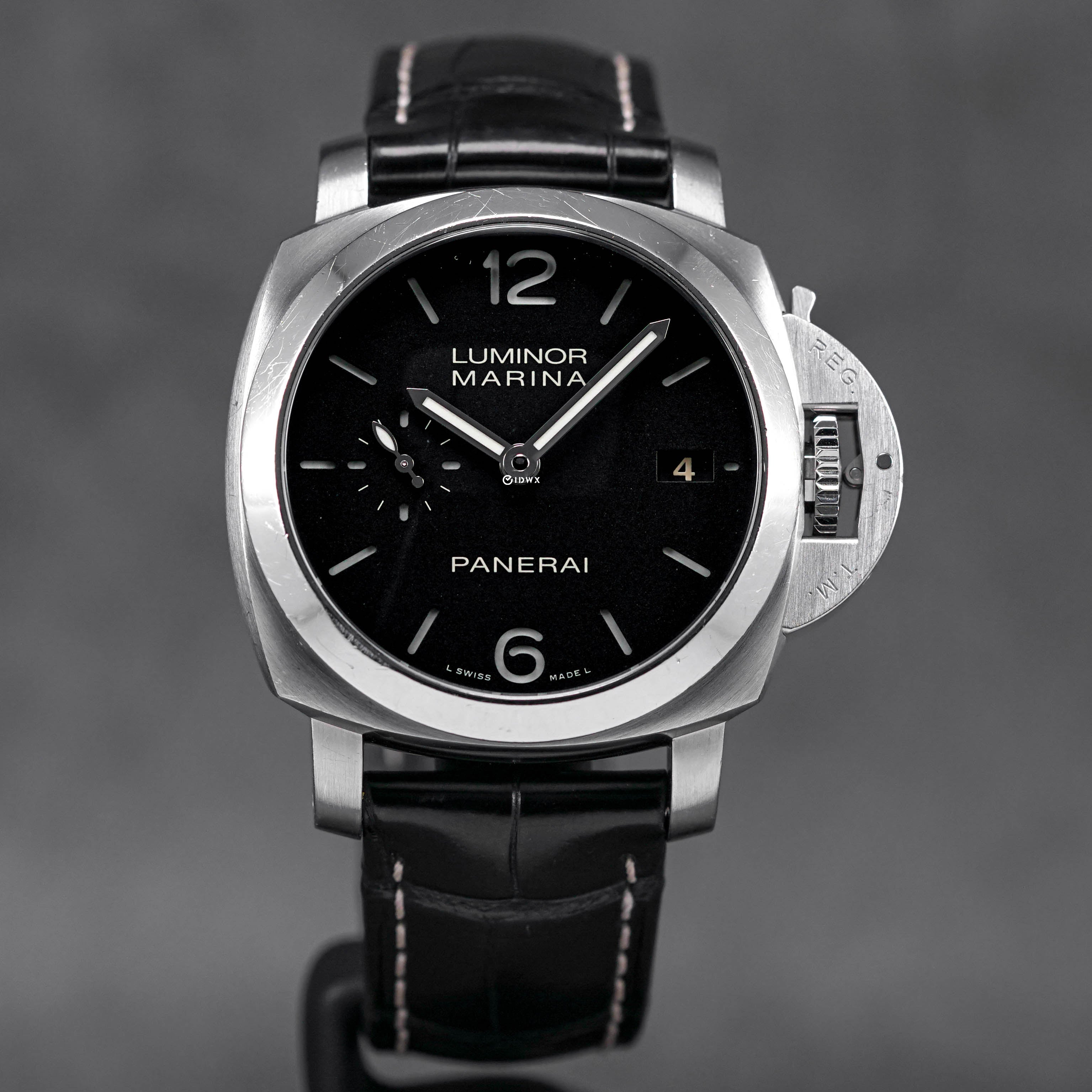 LUMINOR MARINA 1950 3 DAYS 42MM STEEL BLACK DIAL PAM 392 (2013)
