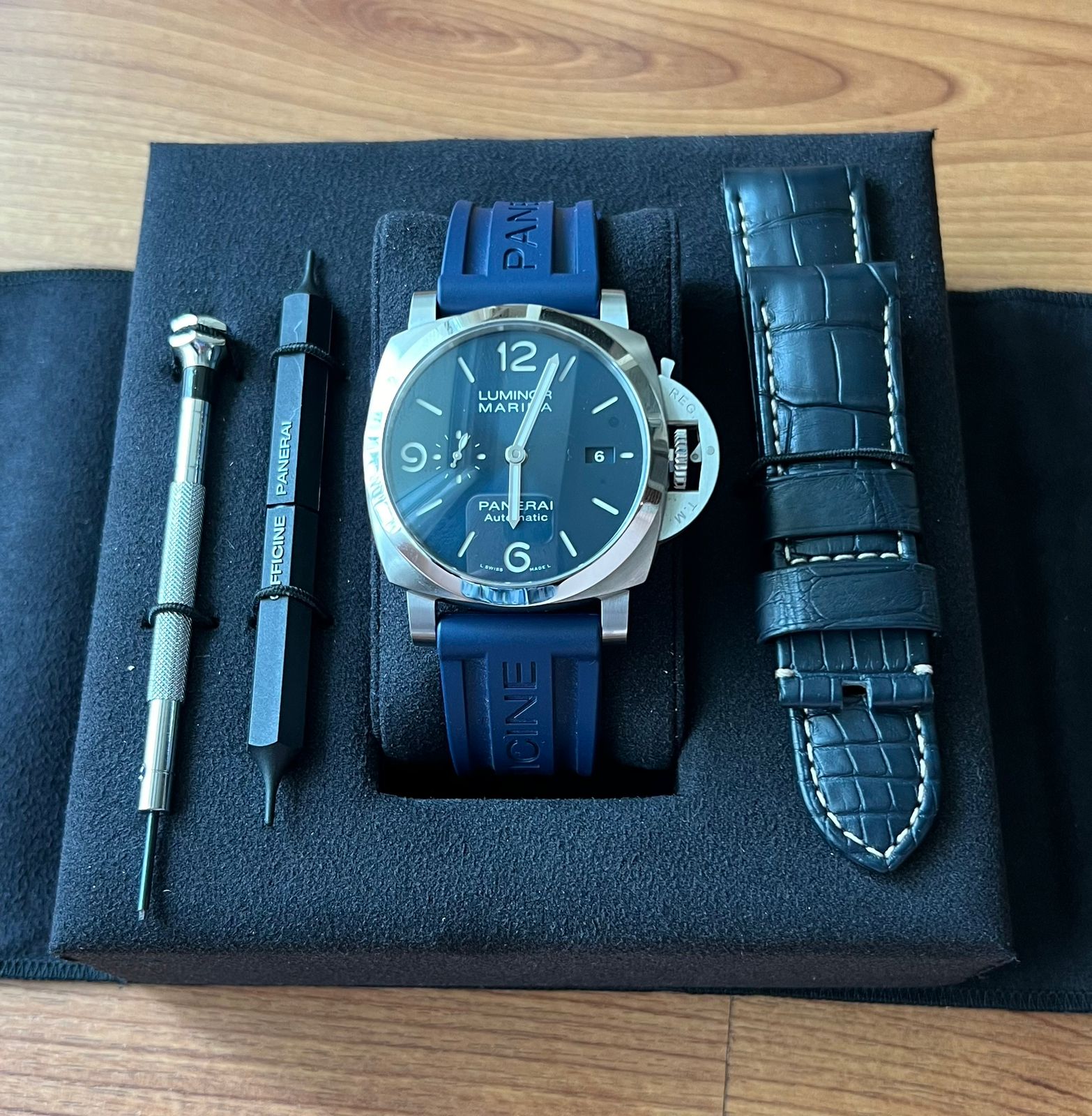 LUMINOR MARINA 44MM STEEL BLUE DIAL PAM 1313 (2023)