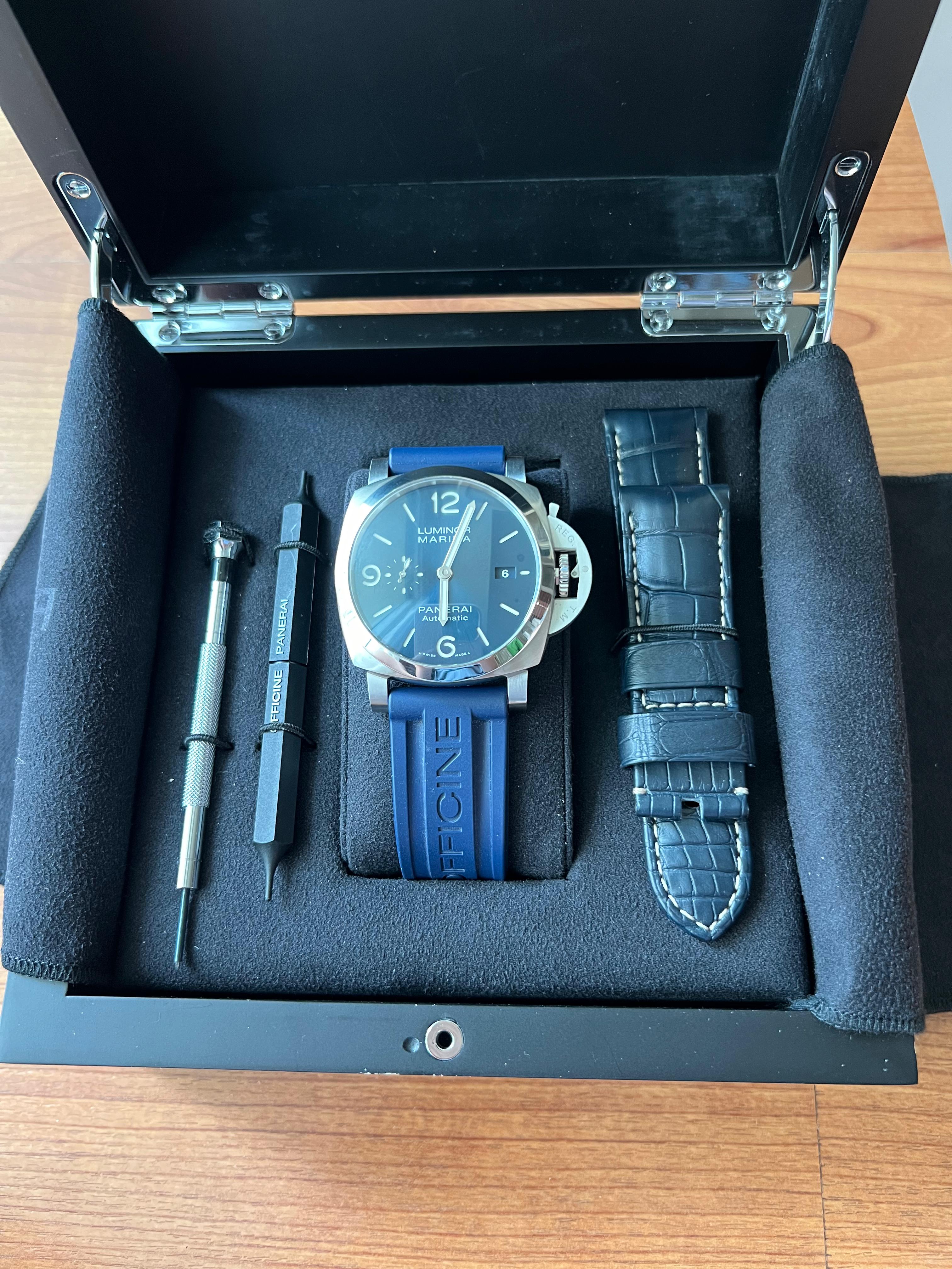LUMINOR MARINA 44MM STEEL BLUE DIAL PAM 1313 (2023)