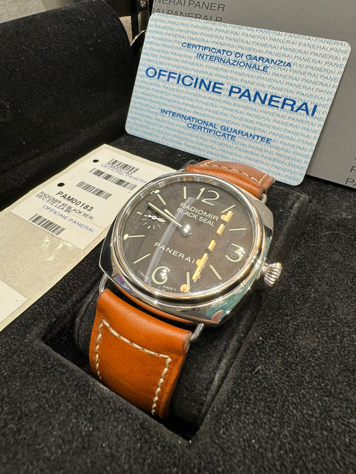 RADIOMIR BLACK SEAL 45MM PAM 183 (UNDATED)