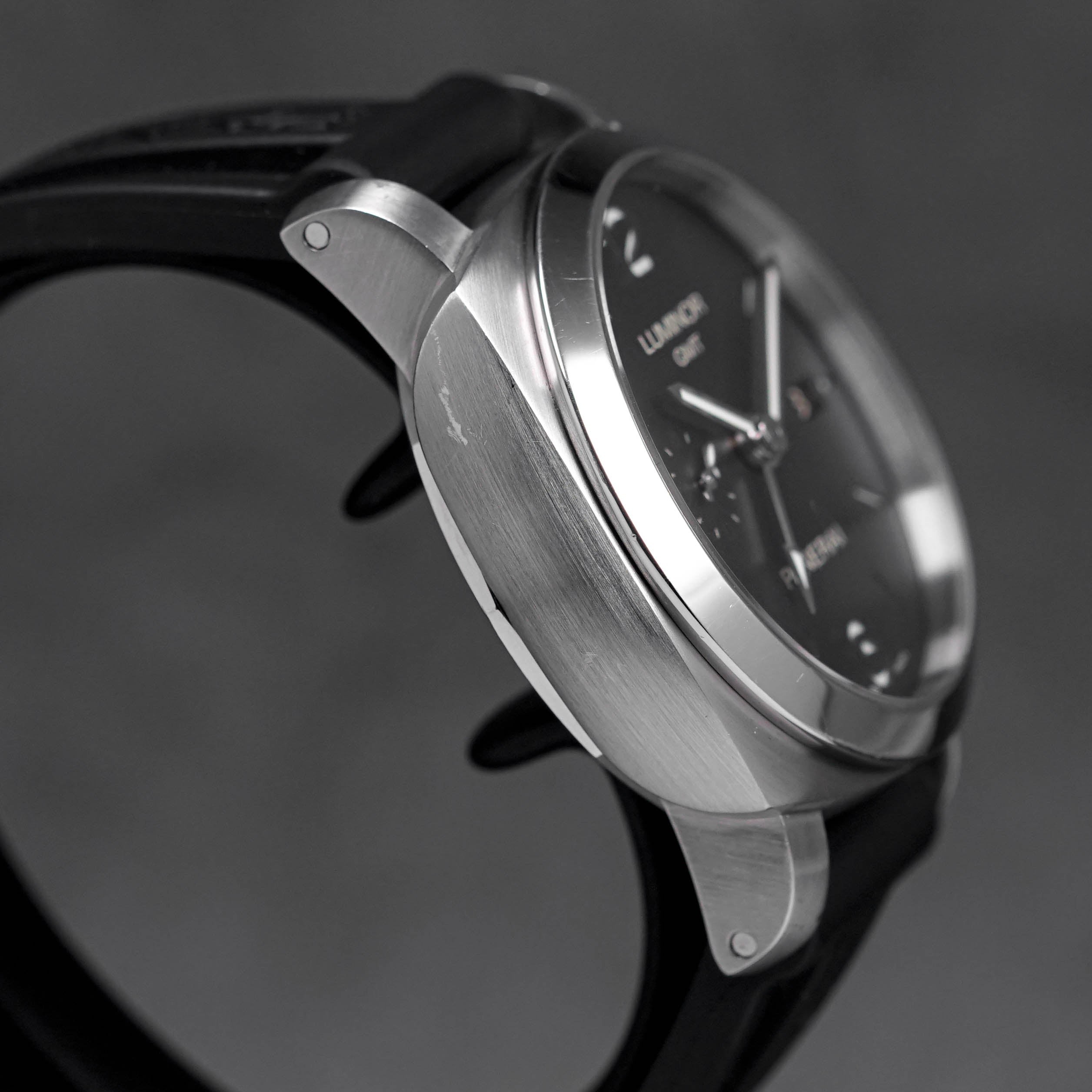 LUMINOR GMT 1950 3 DAYS 44MM STEEL BLACK DIAL PAM 320 (2012)